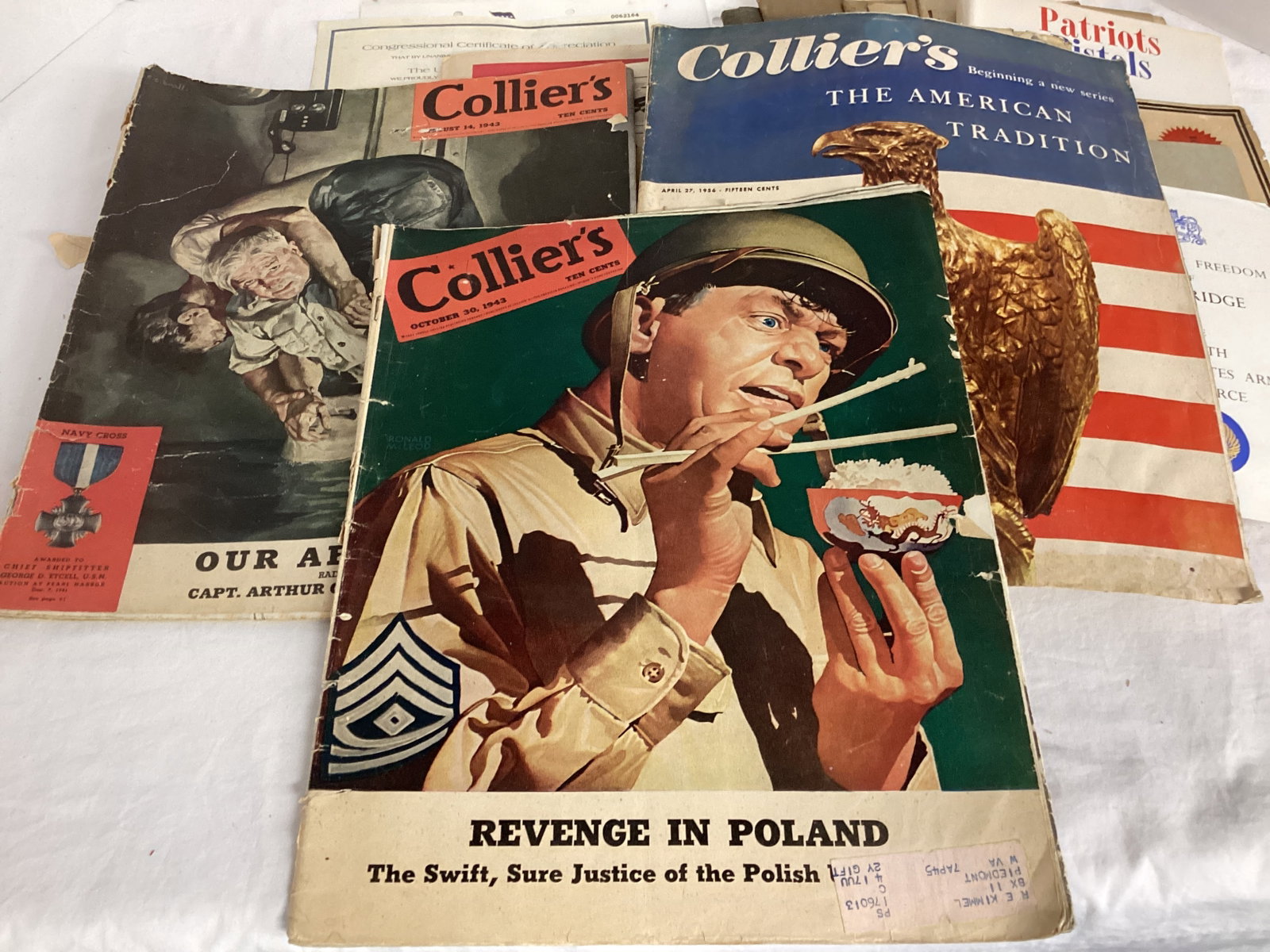 Military and Patriotic Advertisements, Magazines, Pamphlets, and More - 5