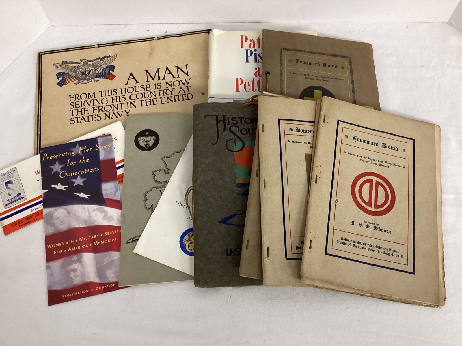 Military and Patriotic Advertisements, Magazines, Pamphlets, and More - 7