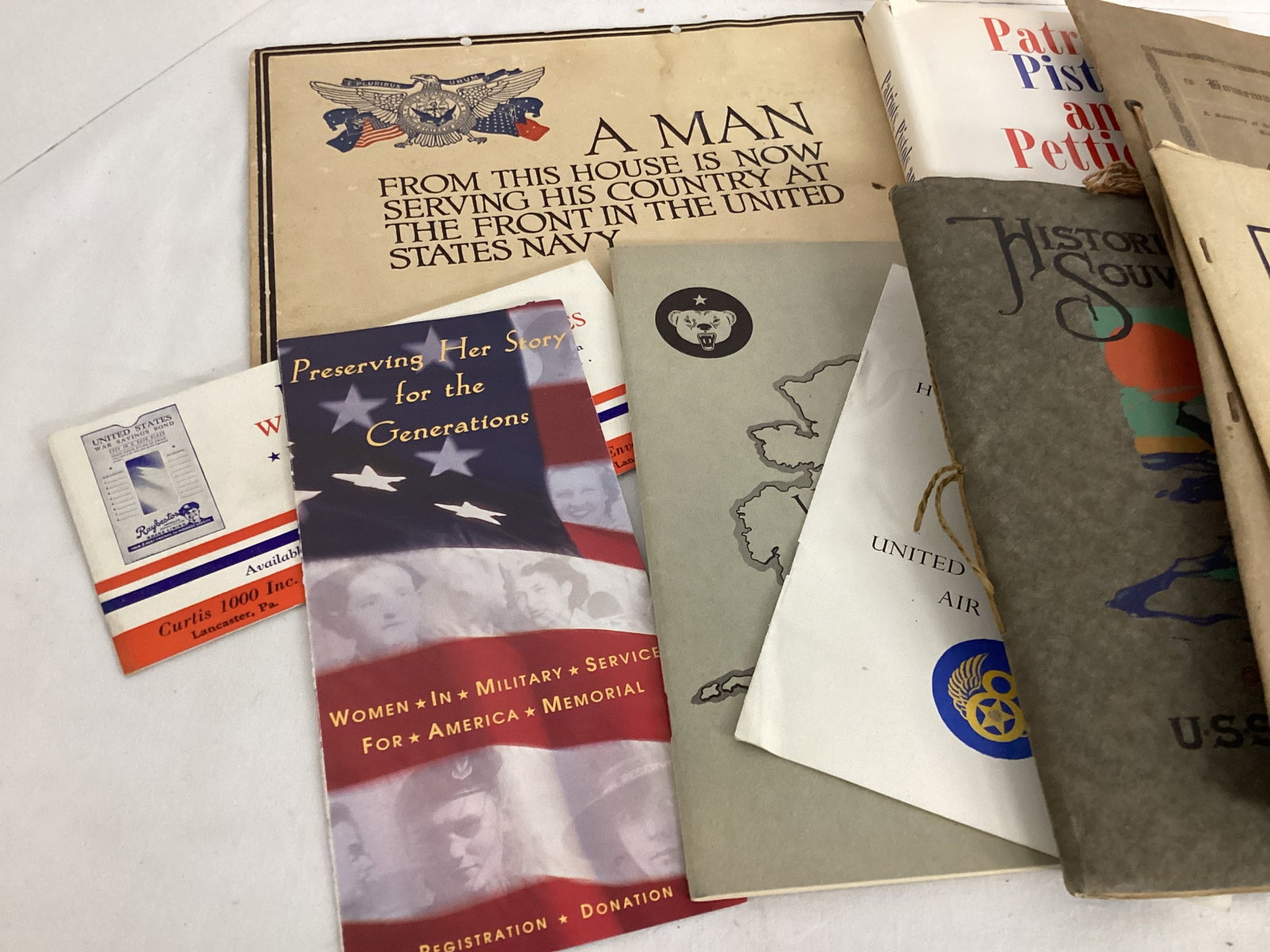 Military and Patriotic Advertisements, Magazines, Pamphlets, and More - 9