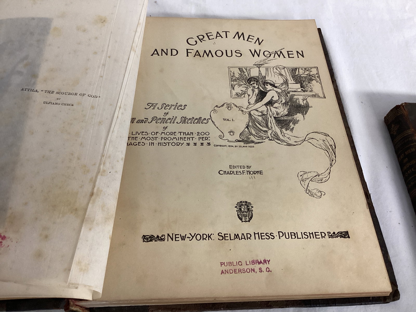 Volumes One and Four of Great Men and Famous Women - 4