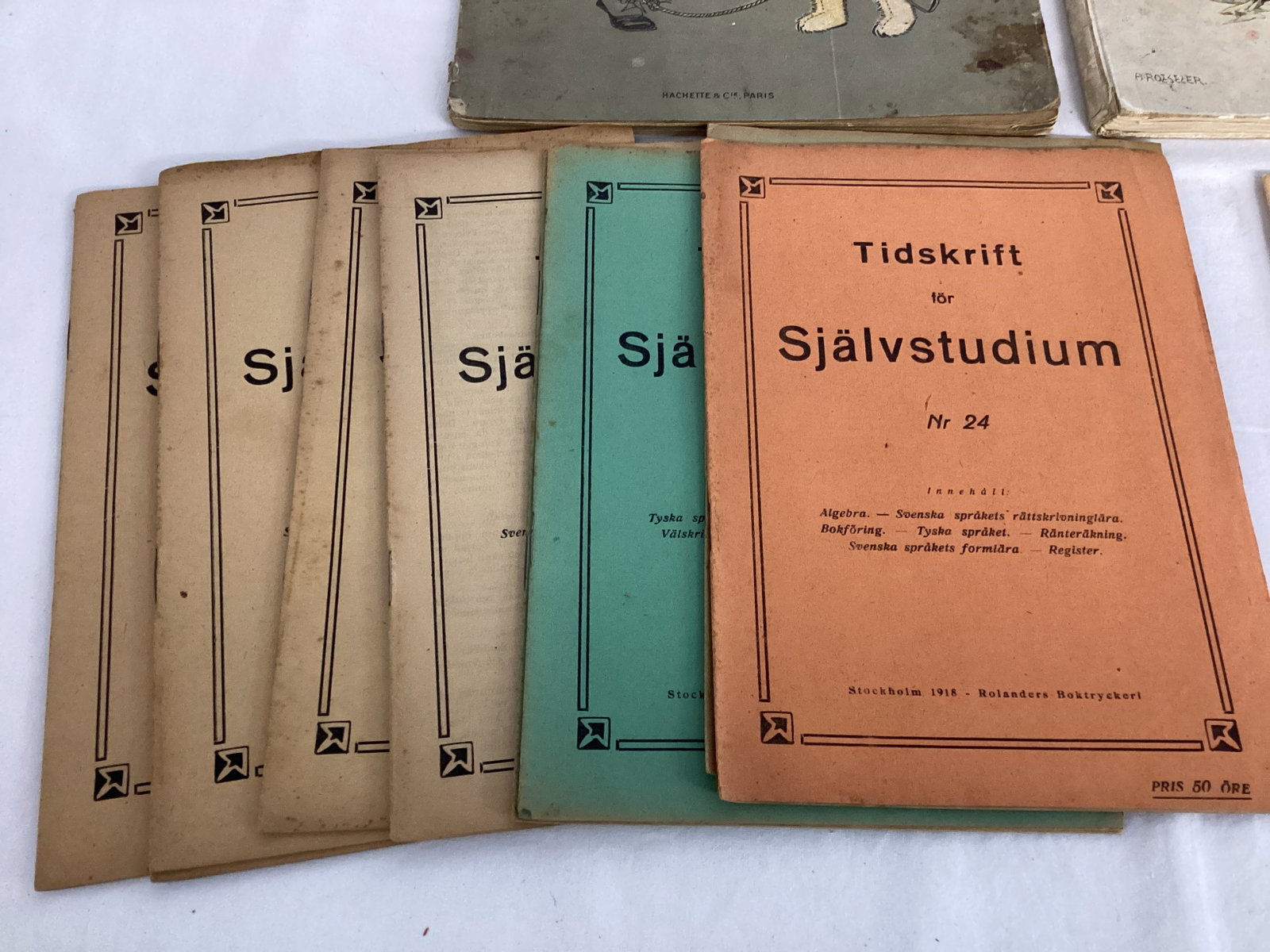 Swedish, French, German, and Other Books - 3