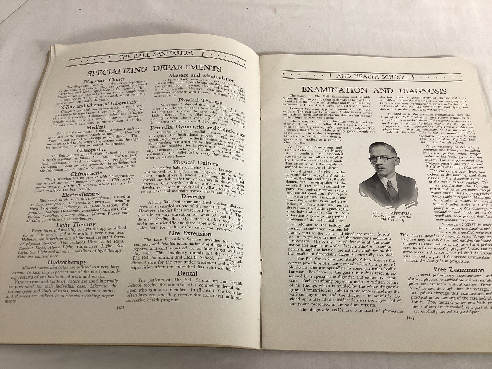 1930 The Ball Sanitarium & Health School Brochure Book - 5