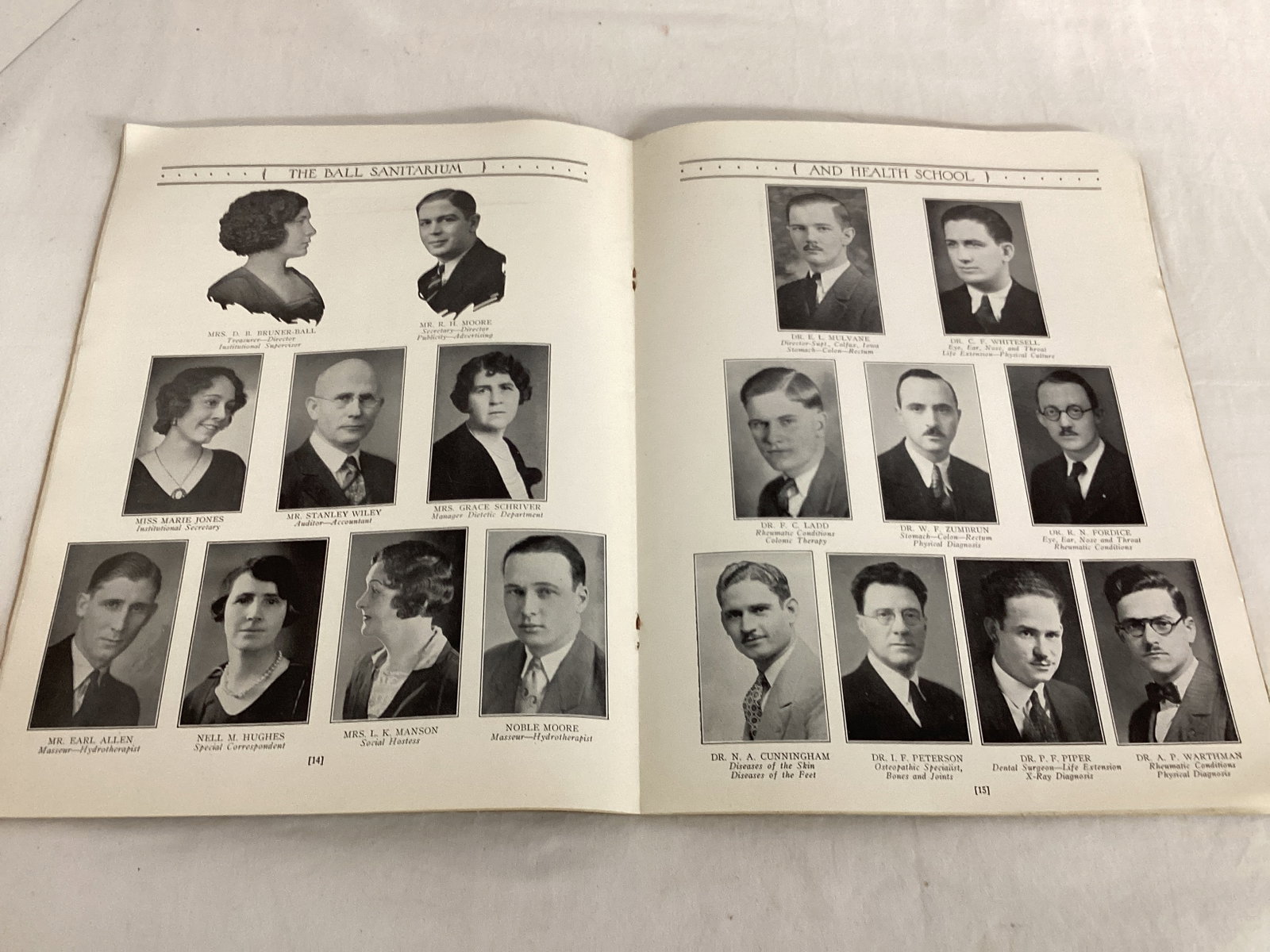 1930 The Ball Sanitarium & Health School Brochure Book - 7