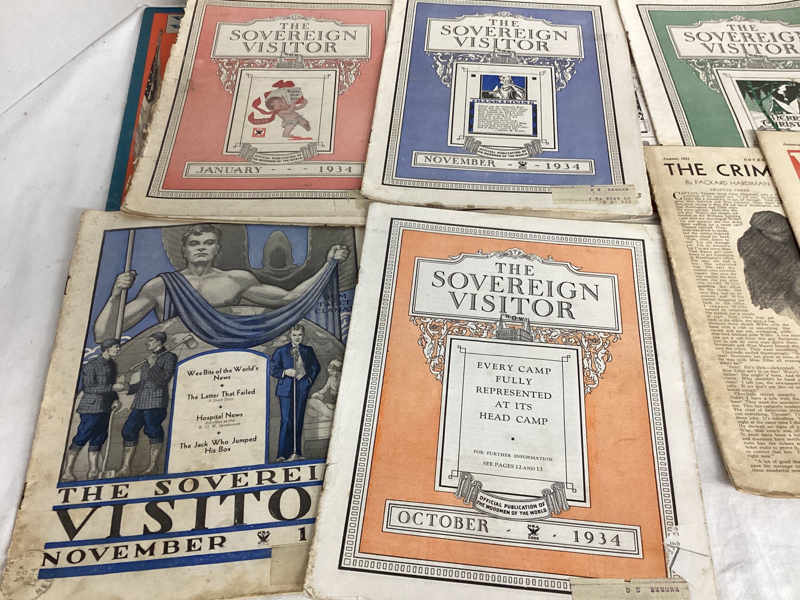 The Sovereign Visitor and Other Woodmen of the World Magazines - 2