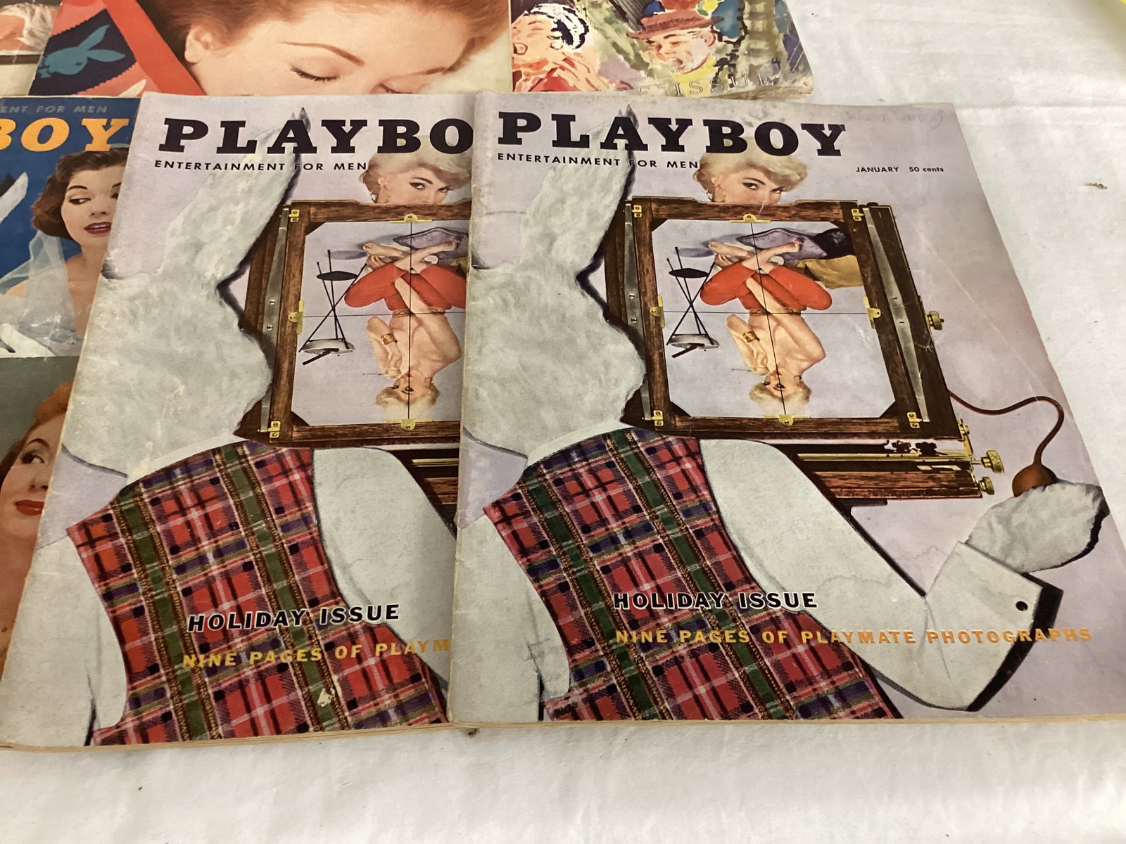 1955 and 1956 Playboy Magazines - 2