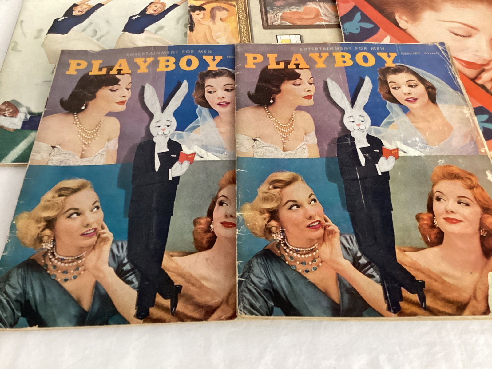 1955 and 1956 Playboy Magazines - 3
