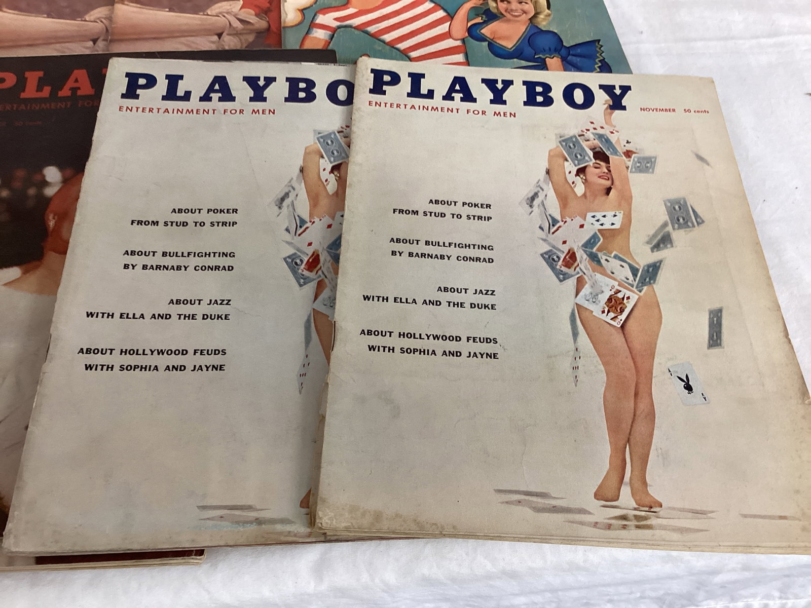 1957 Playboy Magazines - 3