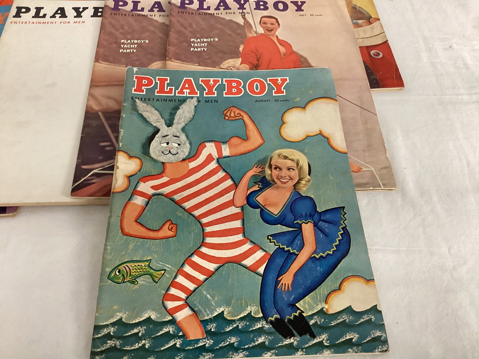 1957 Playboy Magazines - 5