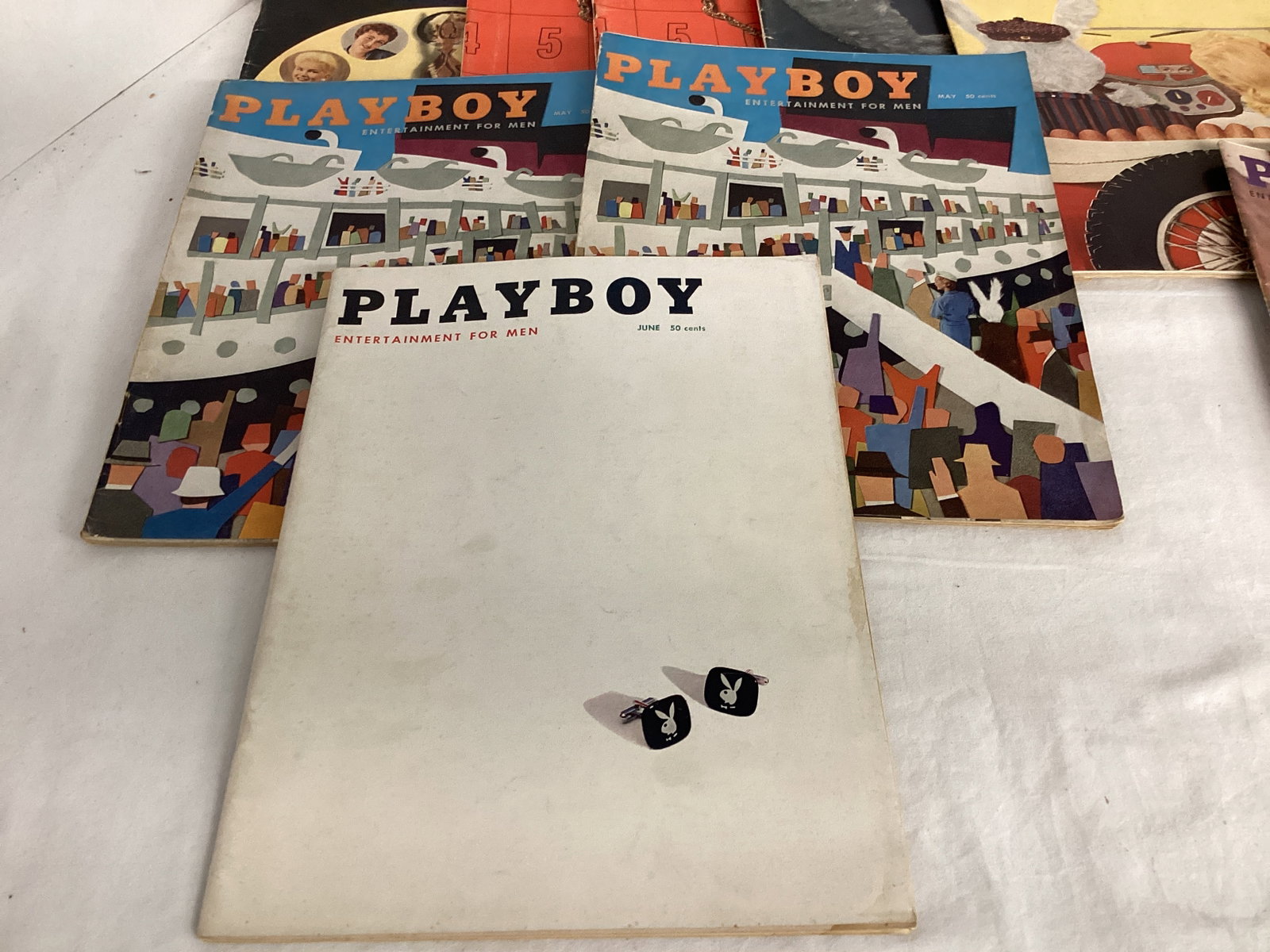 1957 Playboy Magazines - 6