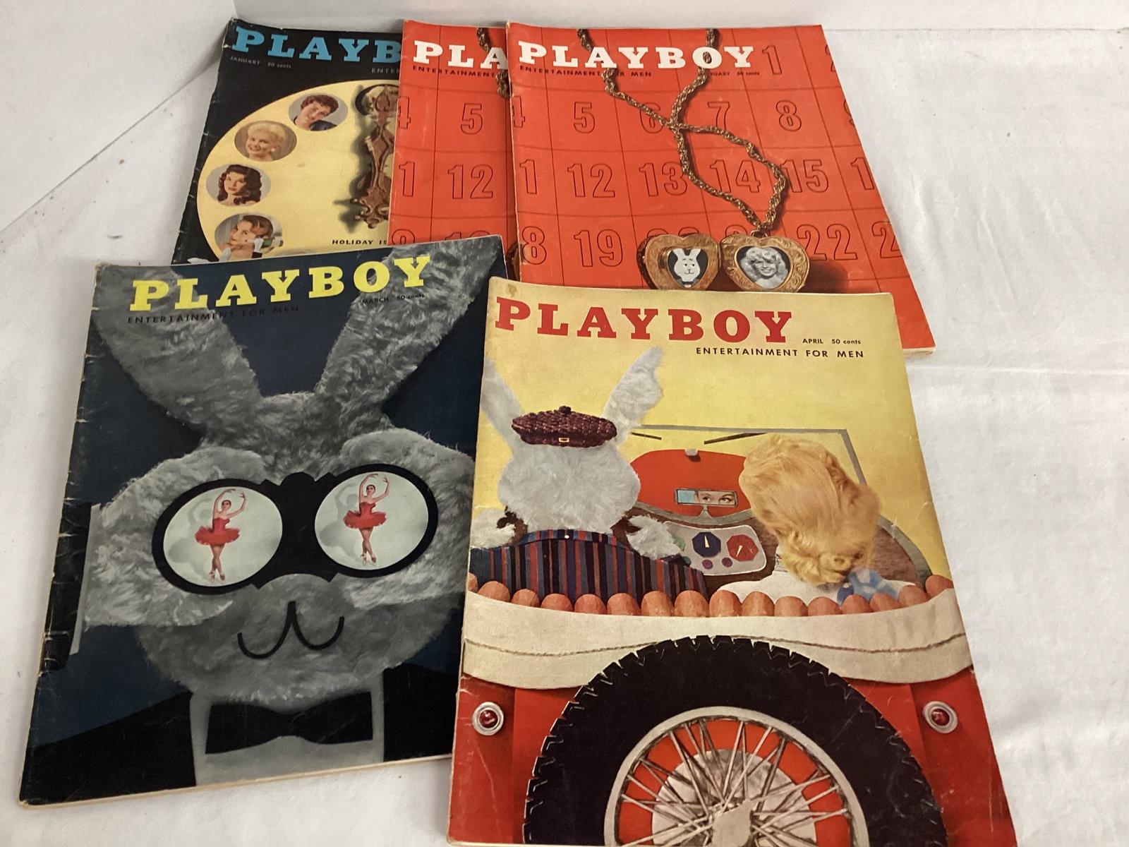 1957 Playboy Magazines - 7