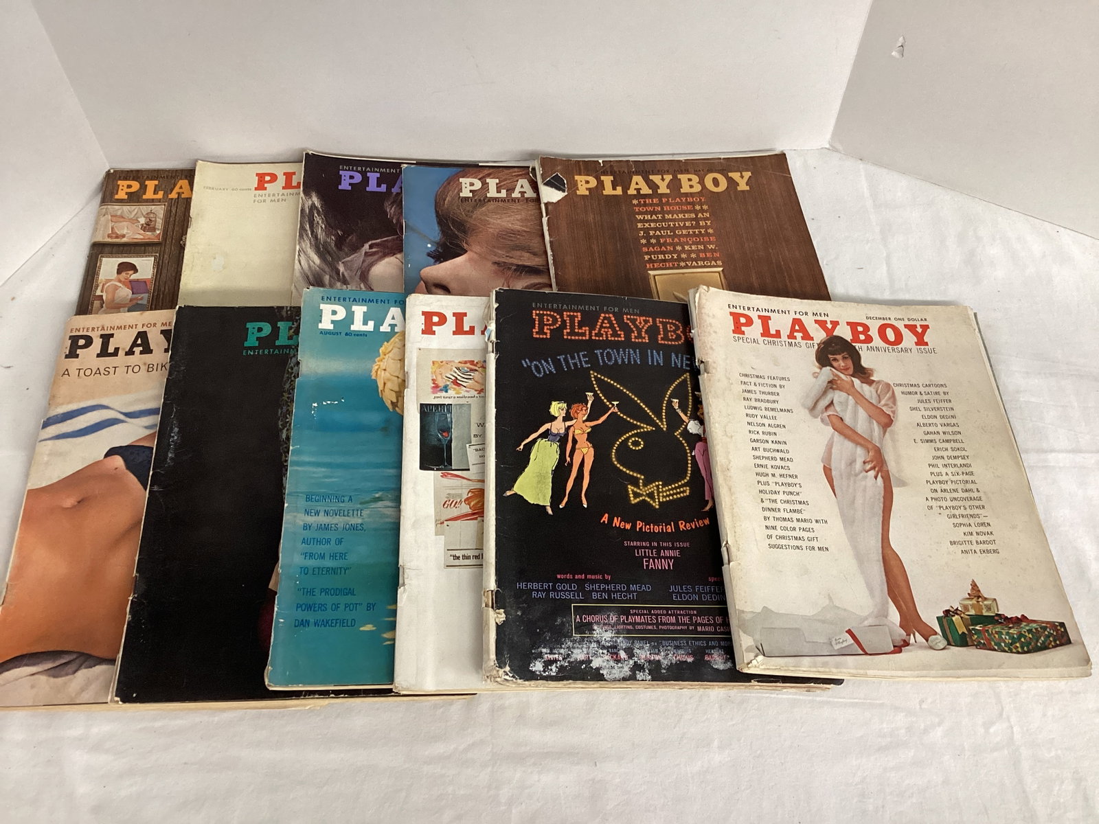 1962 Playboy Magazines: .