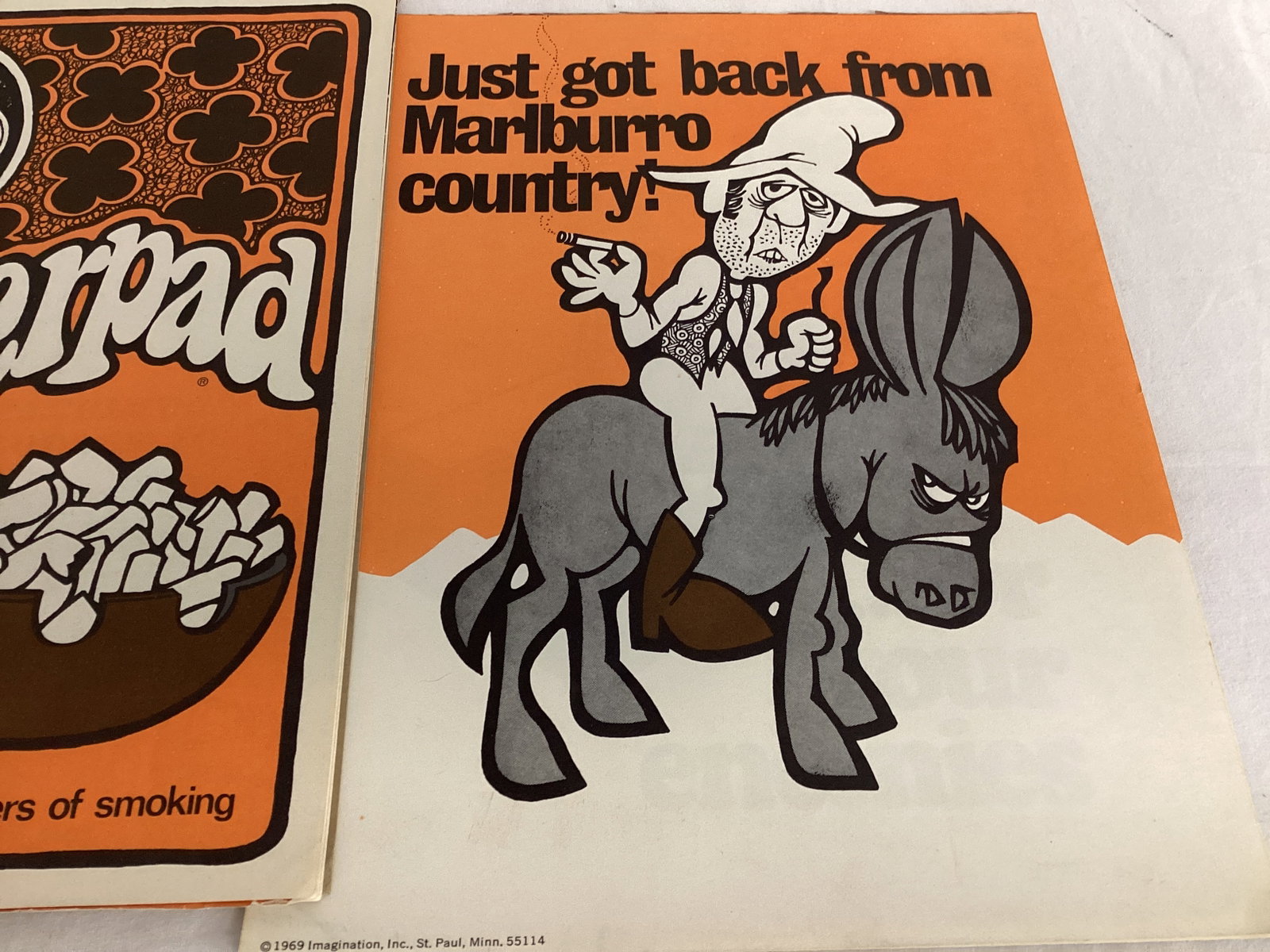 1969 Posterpad Humorous Anti-Smoking Posters - 2