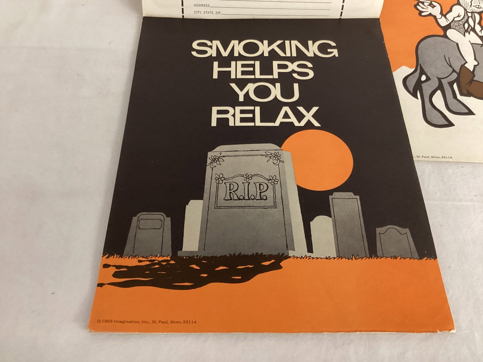 1969 Posterpad Humorous Anti-Smoking Posters - 3