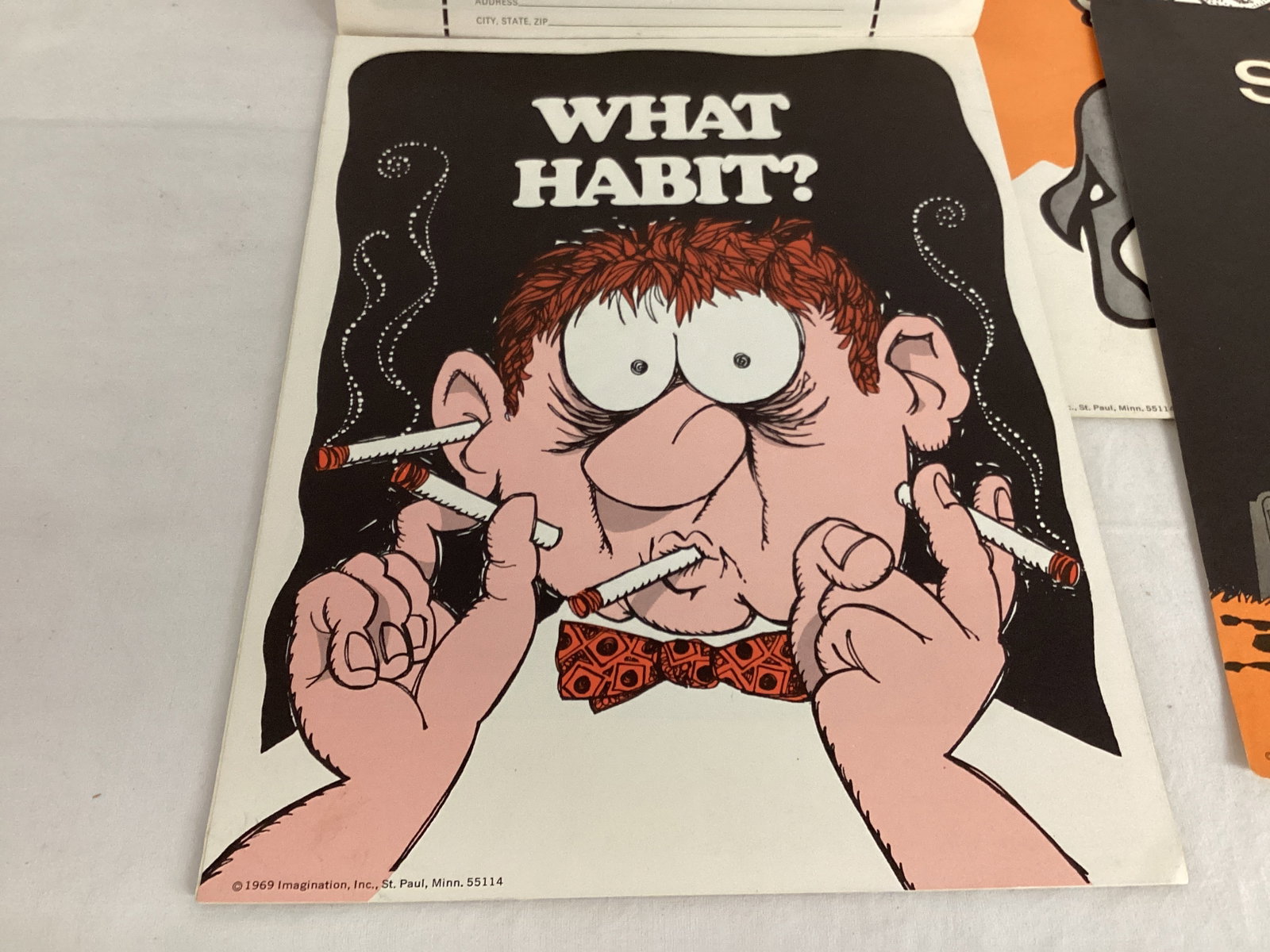 1969 Posterpad Humorous Anti-Smoking Posters - 4