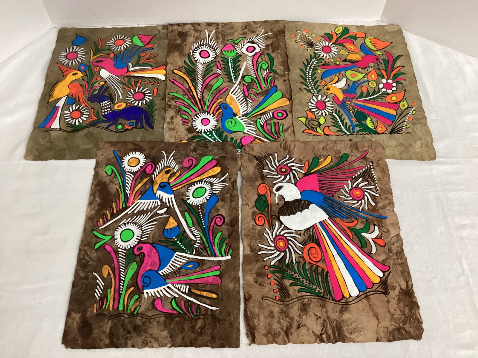Colorful Original Artworks: approx. 8 1/2" x 11"