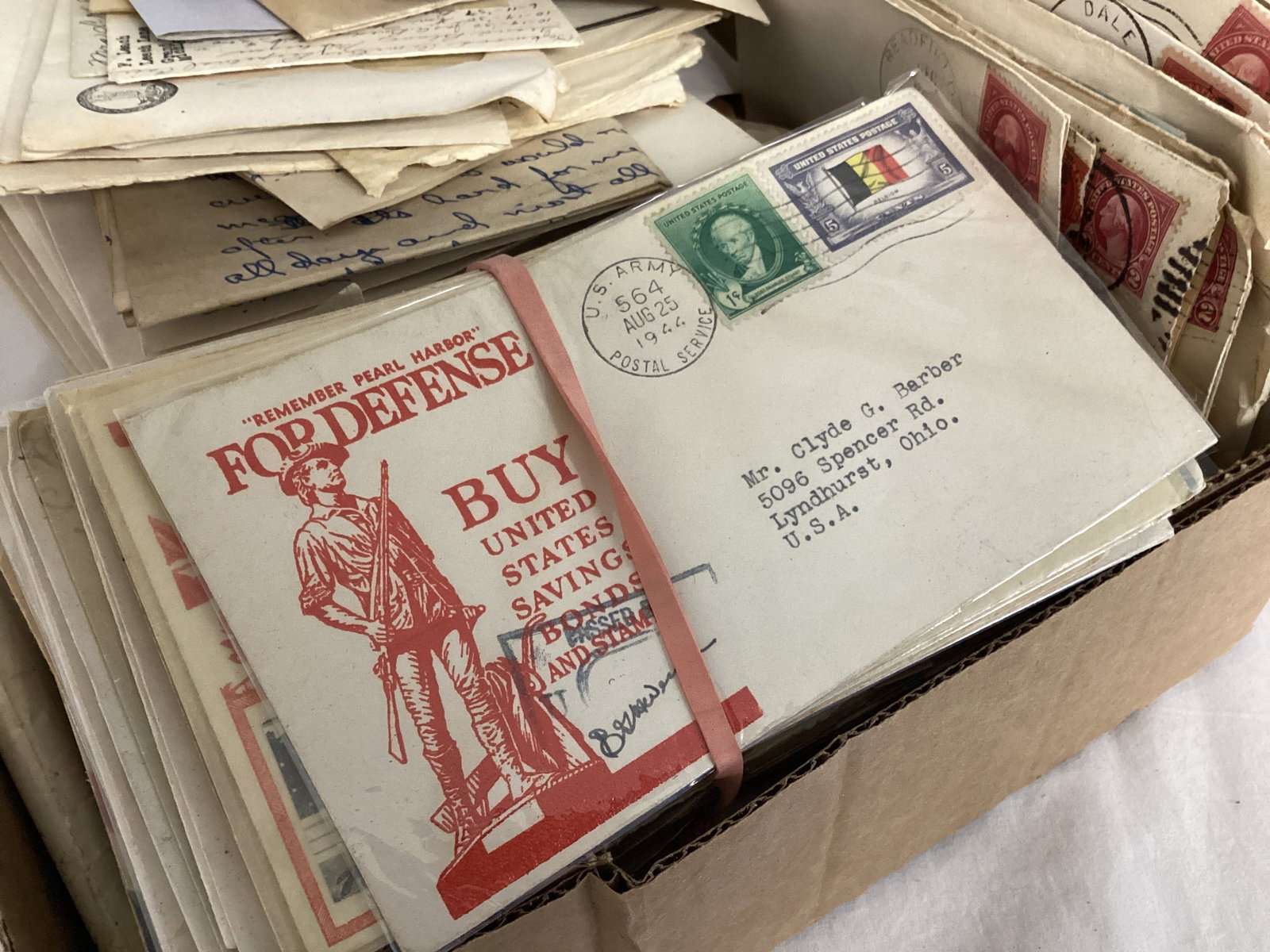 Antique and Newer Correspondence and Stamped Envelopes - 4