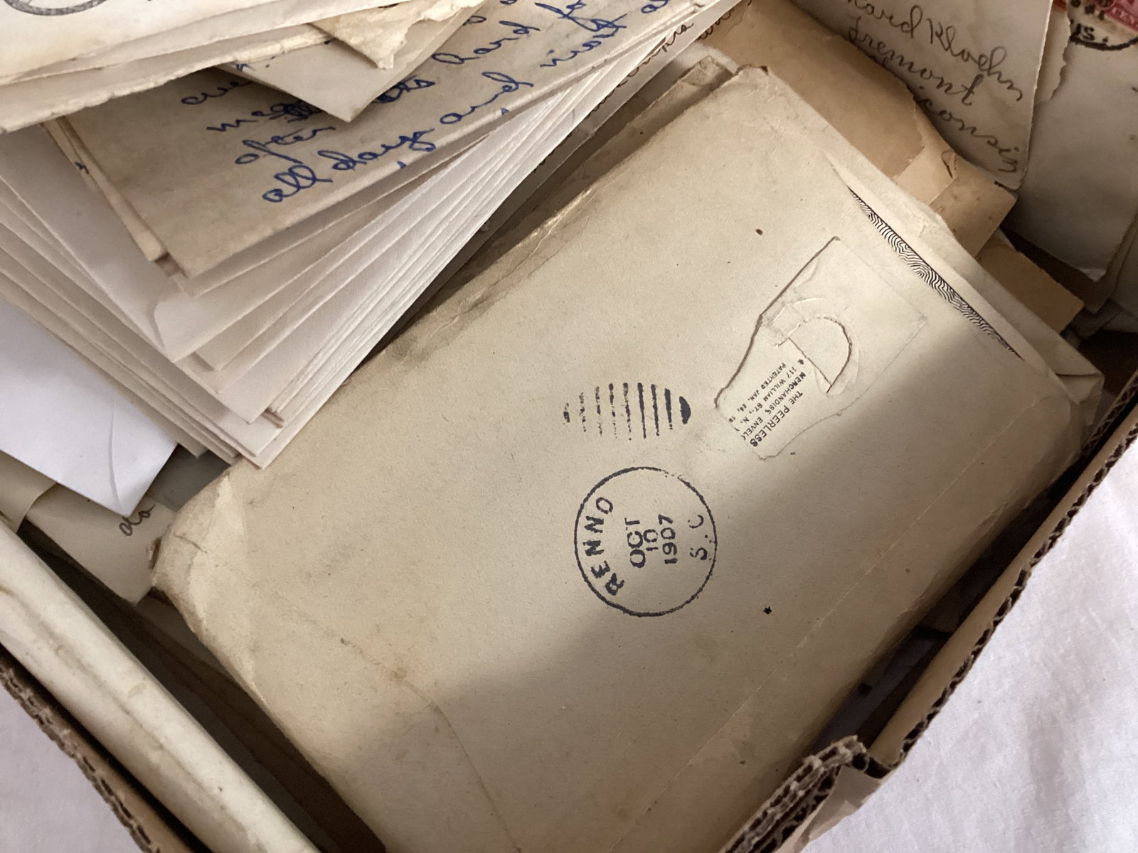 Antique and Newer Correspondence and Stamped Envelopes - 6