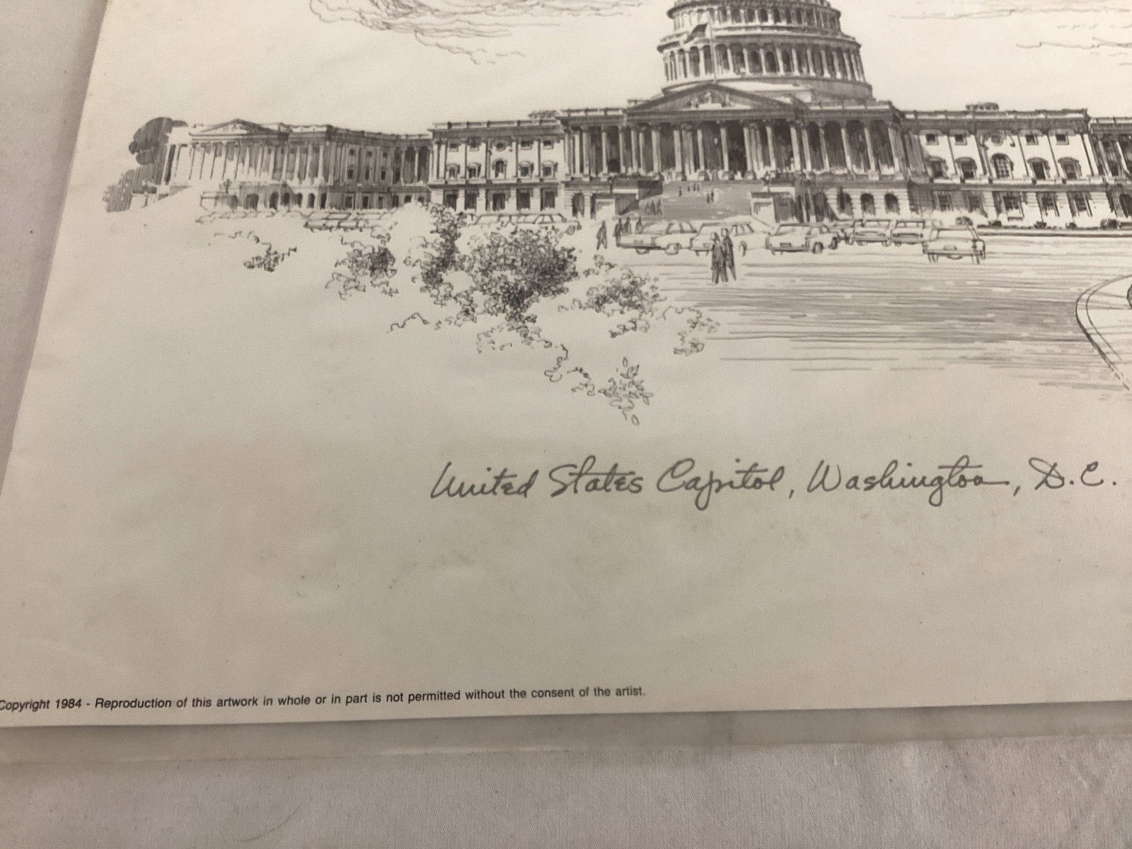 Don Cannavaro Signed White House and Capitol Prints - 6