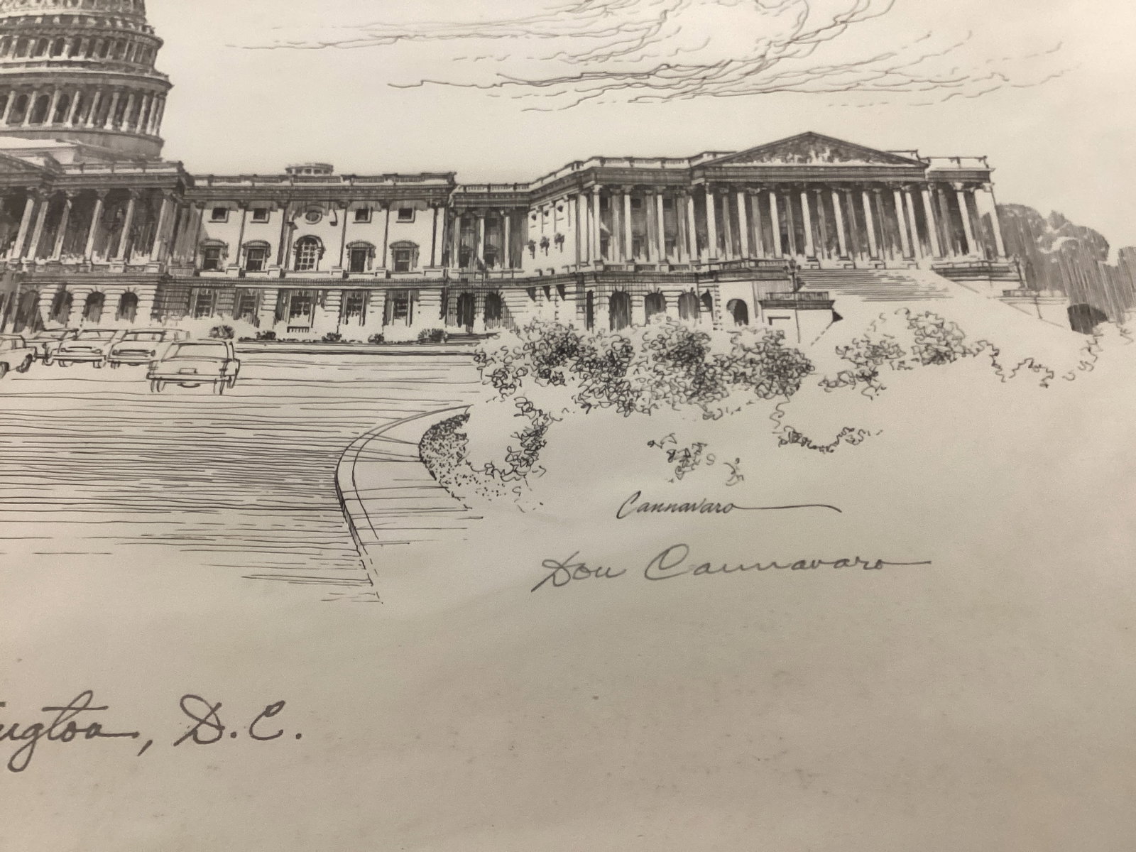Don Cannavaro Signed White House and Capitol Prints - 7