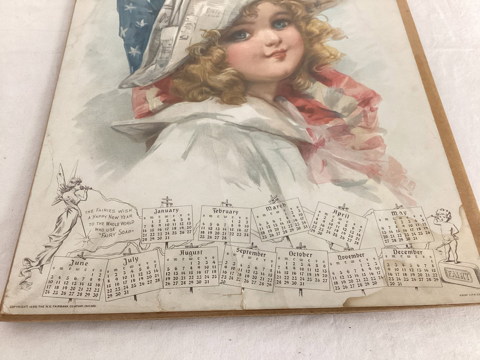 1900 Fairbanks Fairy Calendar Page - 3