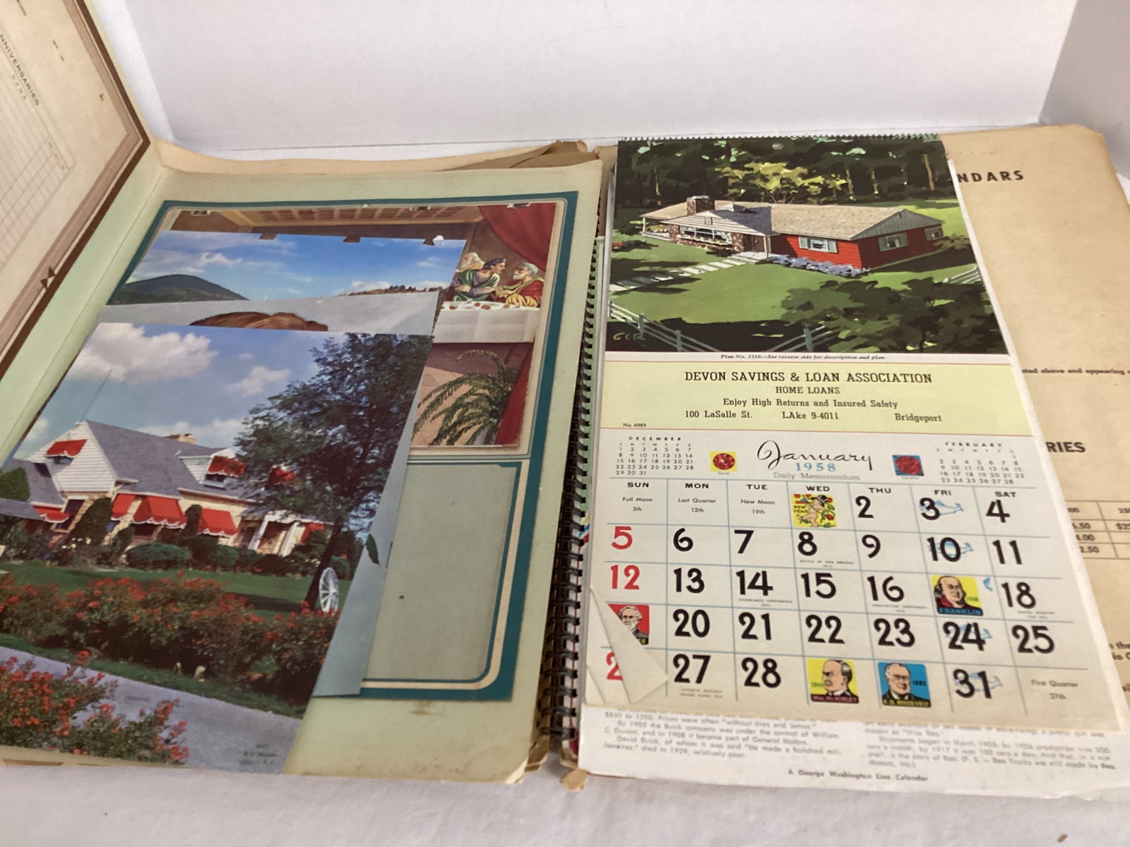 Salesman Sample Books for Christmas Cards and 1958 Calendars - 12