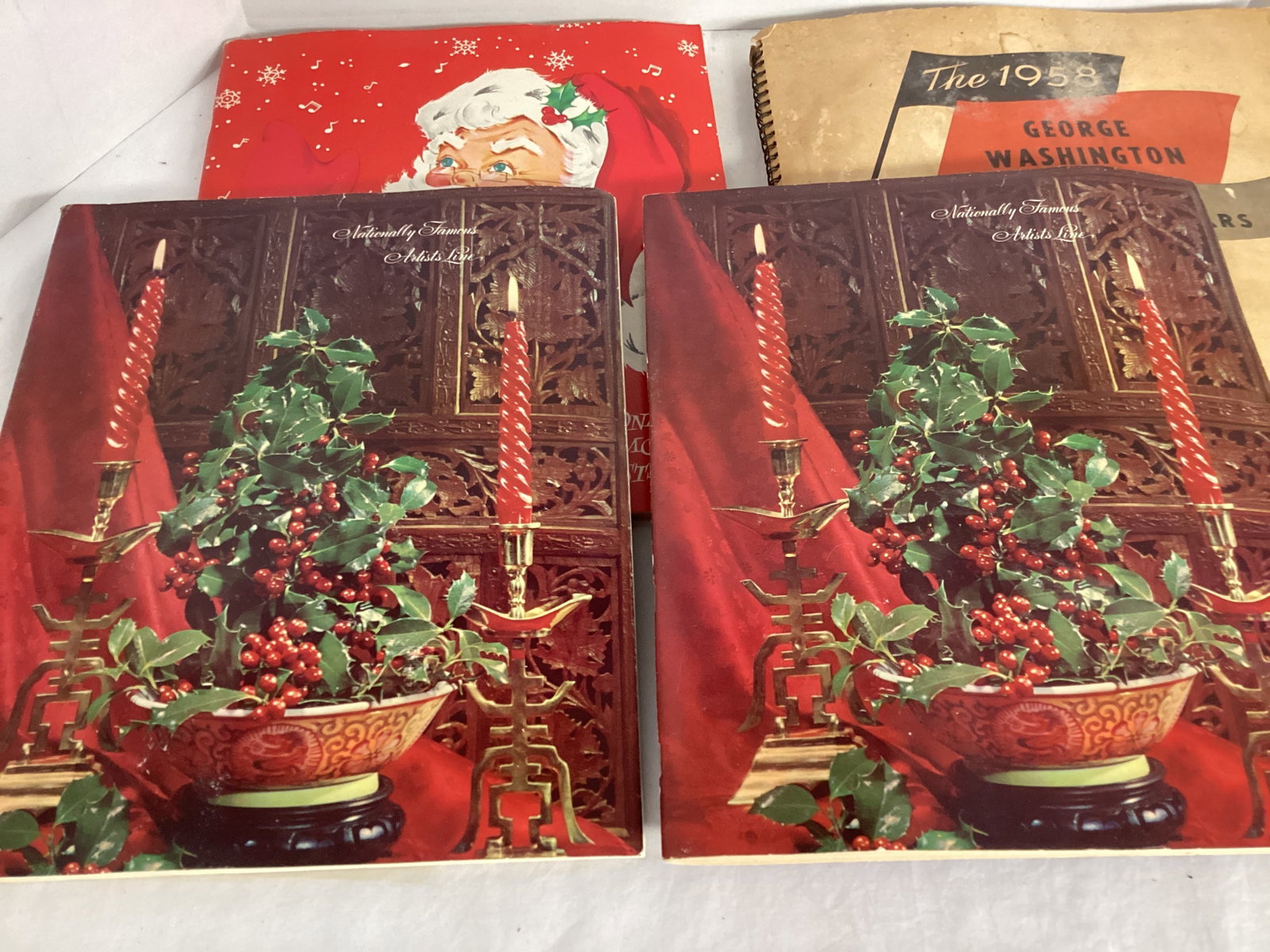 Salesman Sample Books for Christmas Cards and 1958 Calendars - 2
