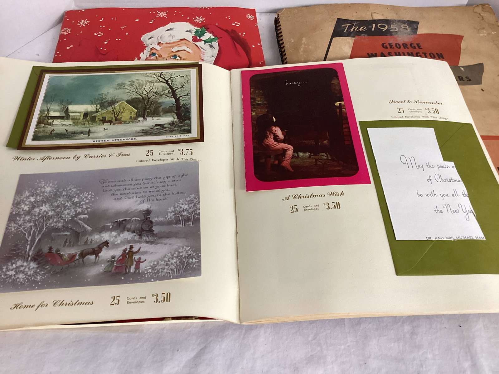 Salesman Sample Books for Christmas Cards and 1958 Calendars - 4