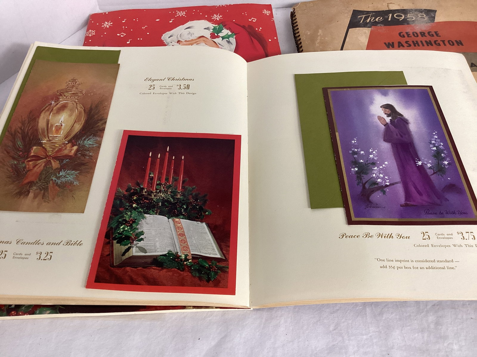 Salesman Sample Books for Christmas Cards and 1958 Calendars - 5