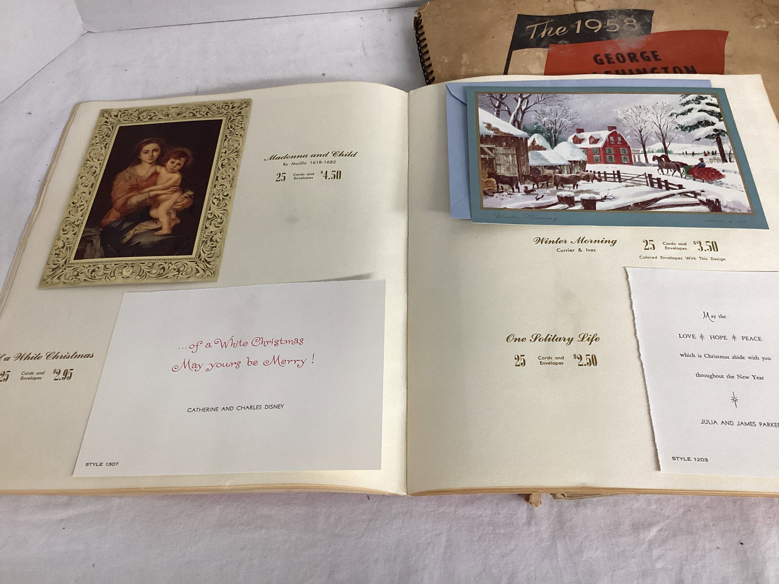 Salesman Sample Books for Christmas Cards and 1958 Calendars - 8