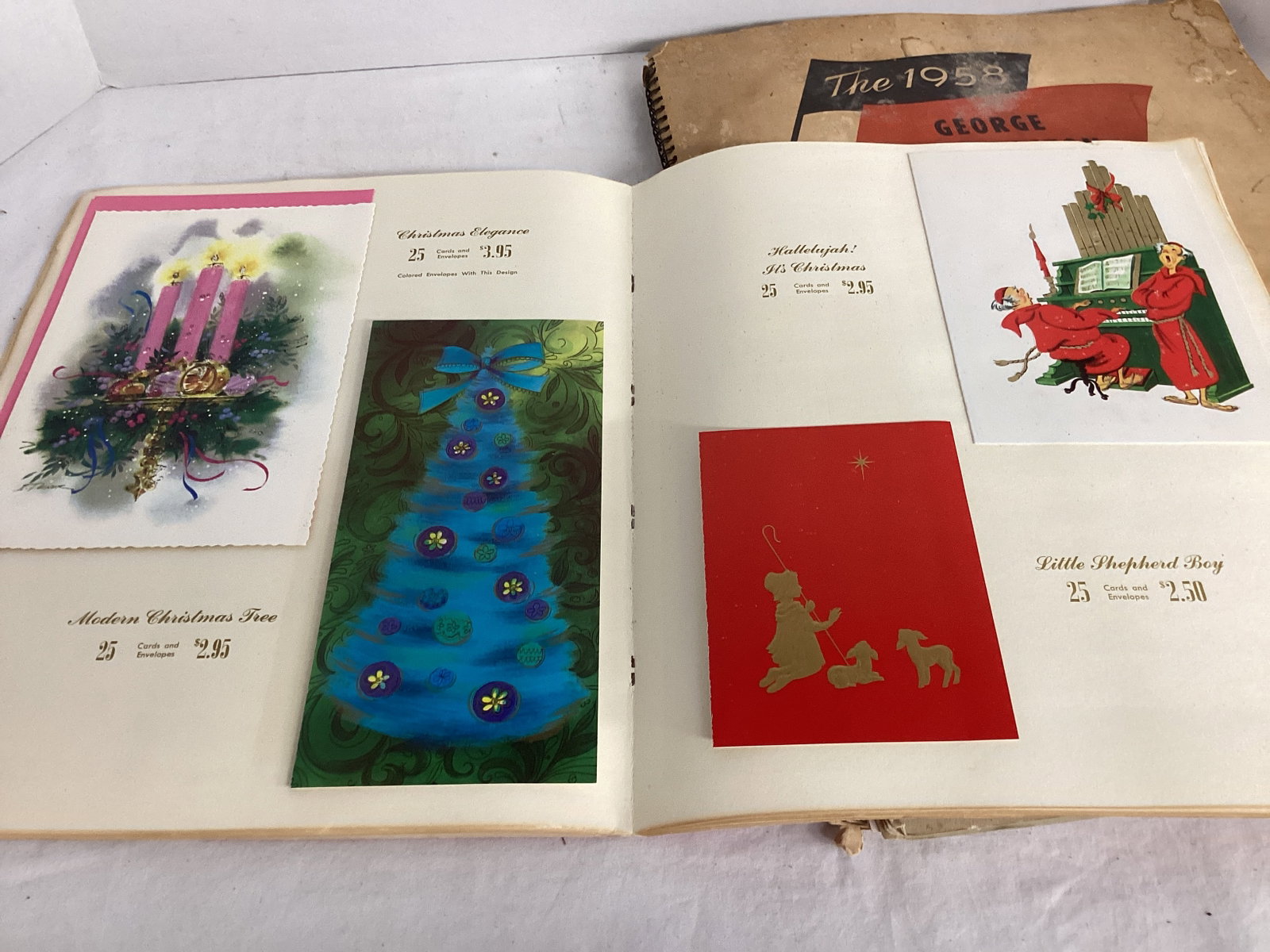 Salesman Sample Books for Christmas Cards and 1958 Calendars - 9