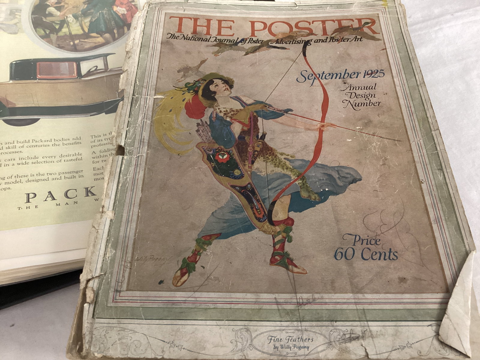 Binder of Saturday Evening Post Automobile Advertisements, The Poster Magazine, Can Labels - 4