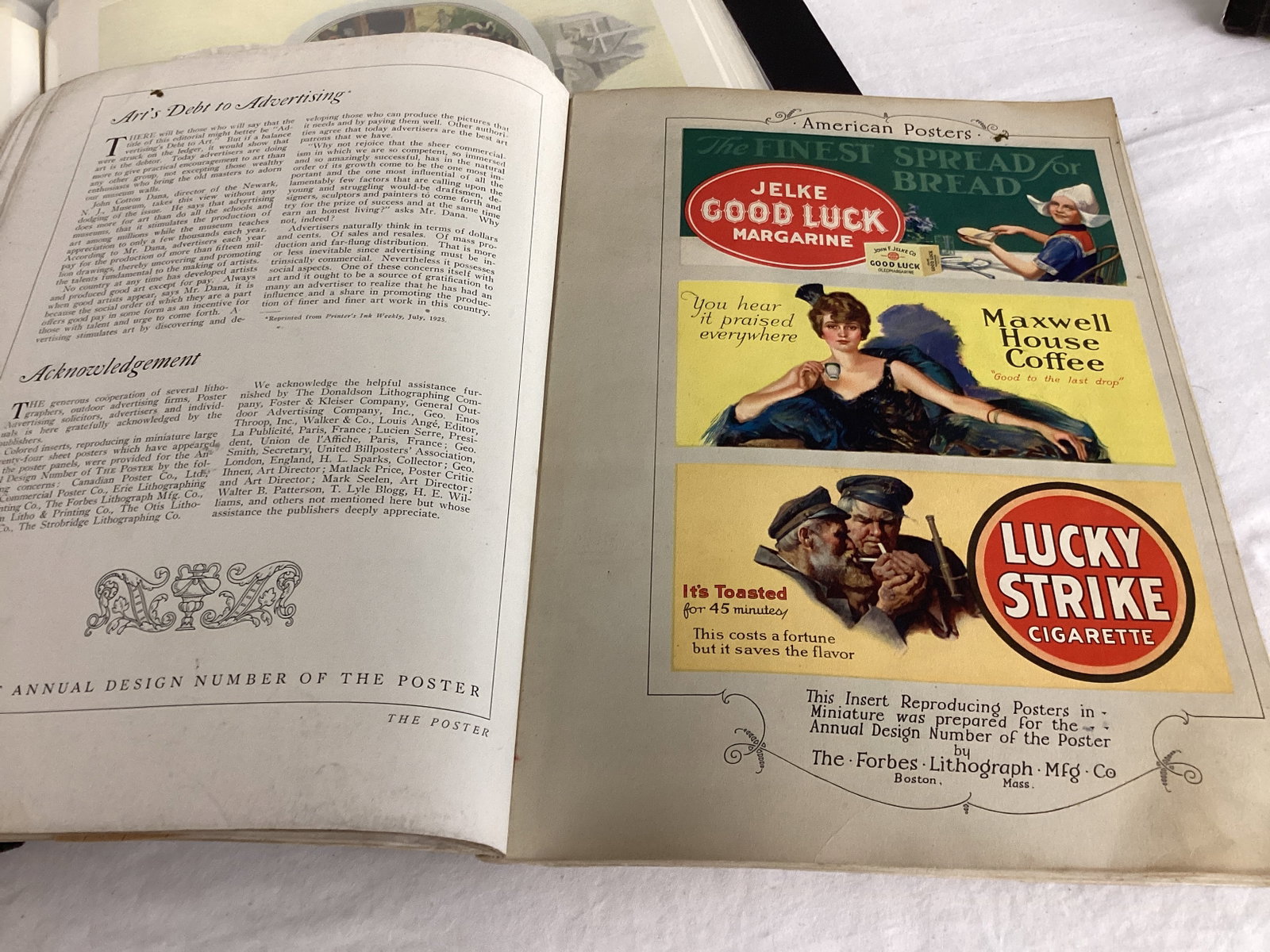 Binder of Saturday Evening Post Automobile Advertisements, The Poster Magazine, Can Labels - 5