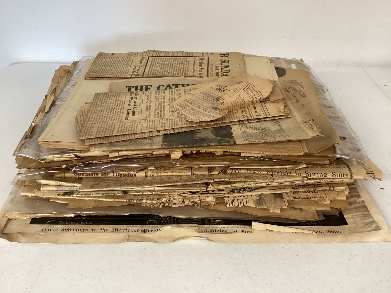 1900-1920 Newspapers: please preview for condition
