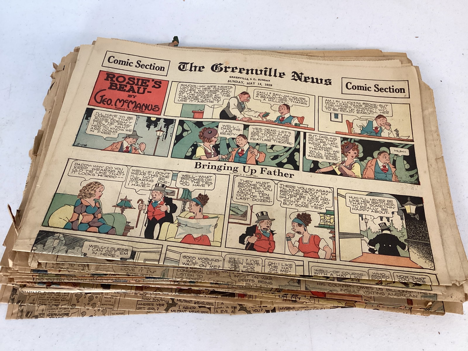 Newspaper Comic Strips: please preview for condition