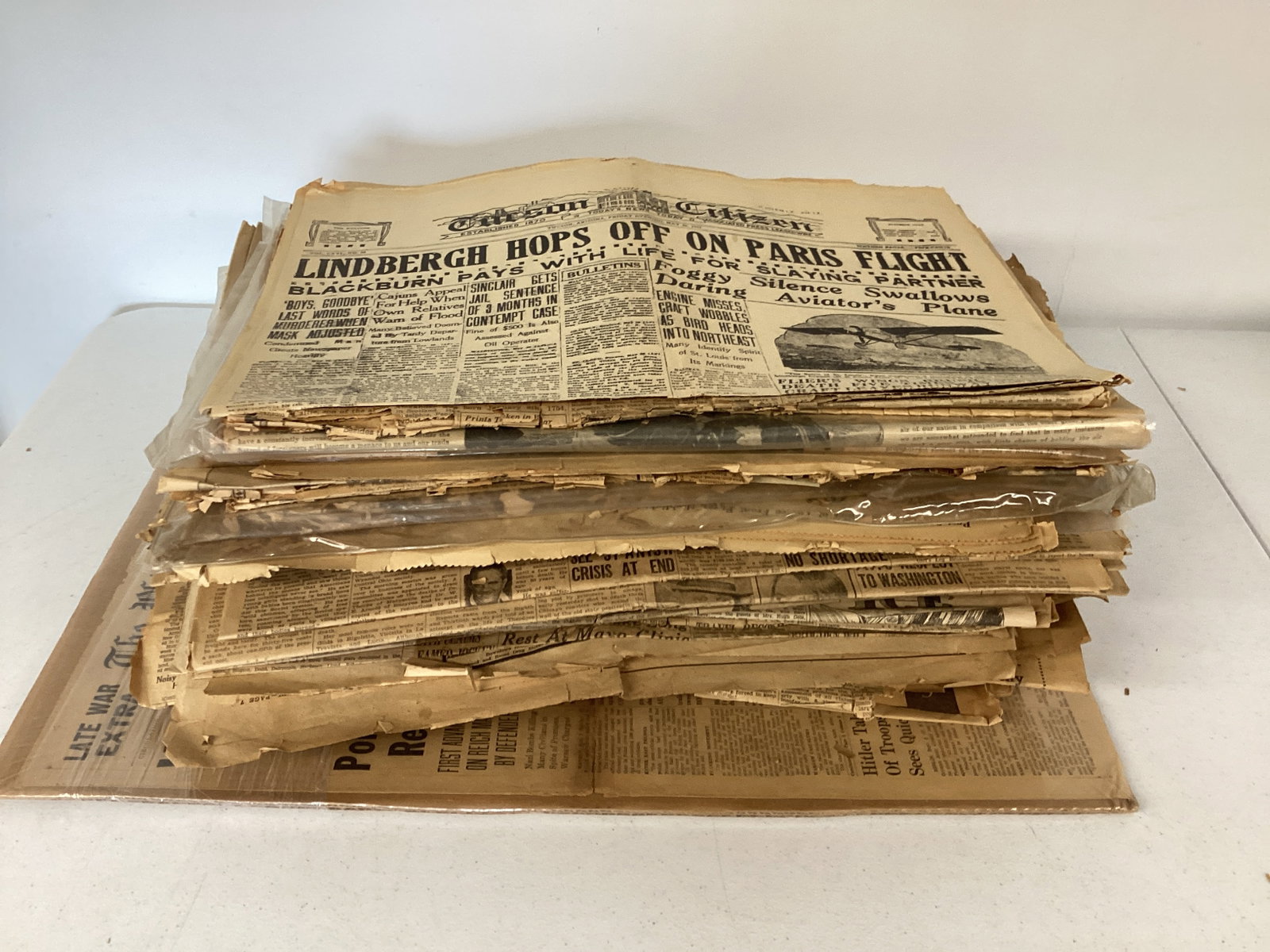 1920s and 30s Newspapers: please preview for condition