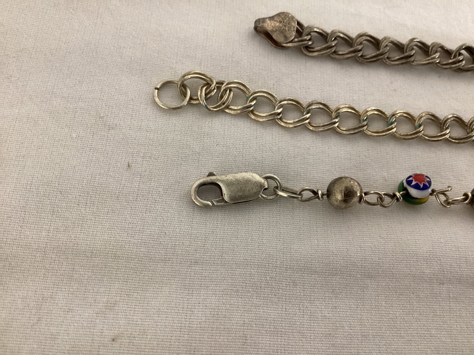 Sterling Pin and Bracelets - 5