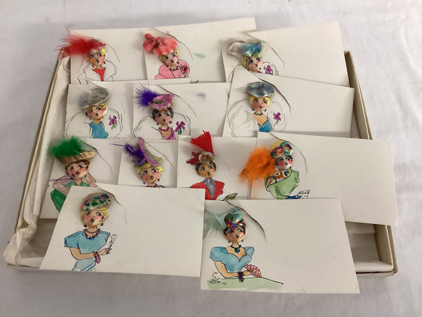 Hand Crafted Place Cards: .