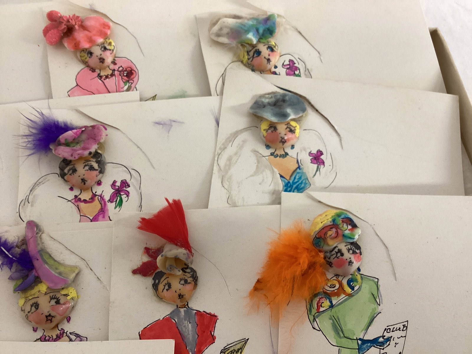 Hand Crafted Place Cards - 6