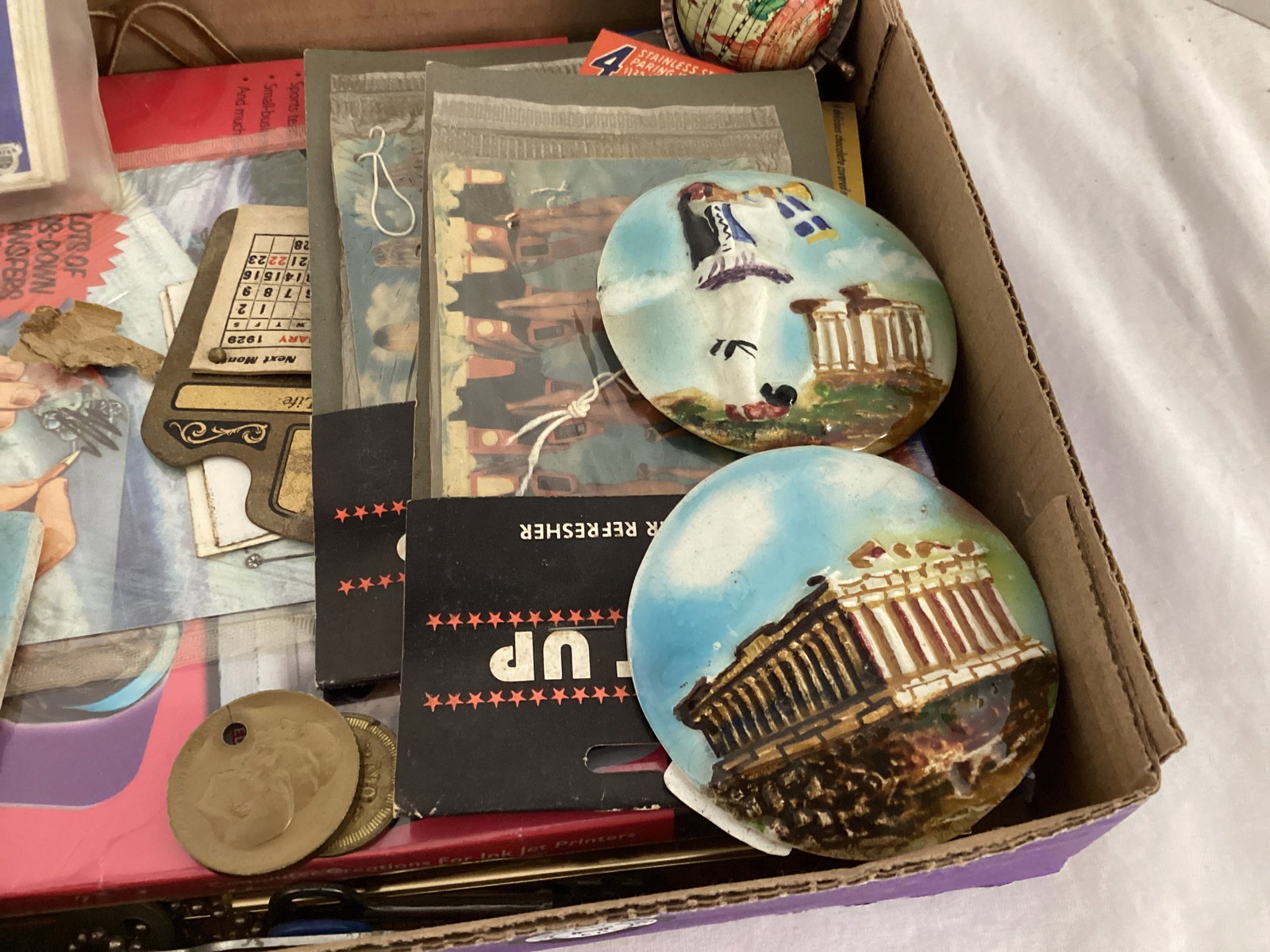 Decorative Tiles, Clay Marbles, Vintage Items, Wildflower Seals, and More - 3