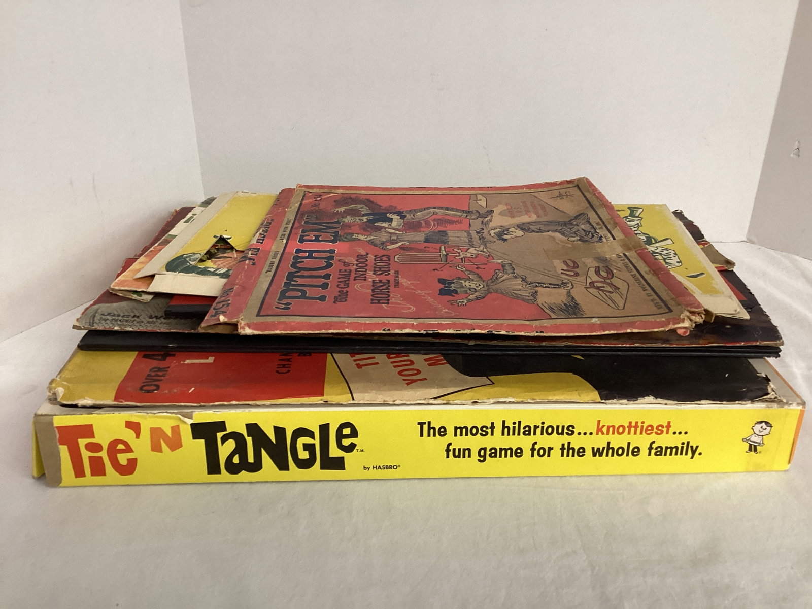 Vintage Games and Game Pieces: most not complete, one is just the box
