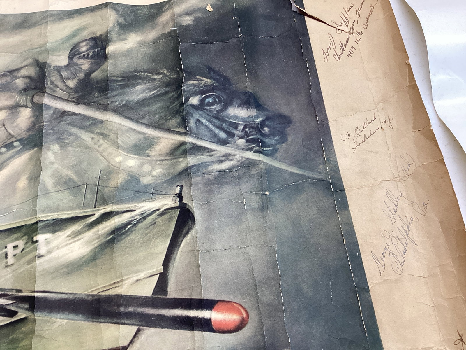 Two Signed Military Posters - 7