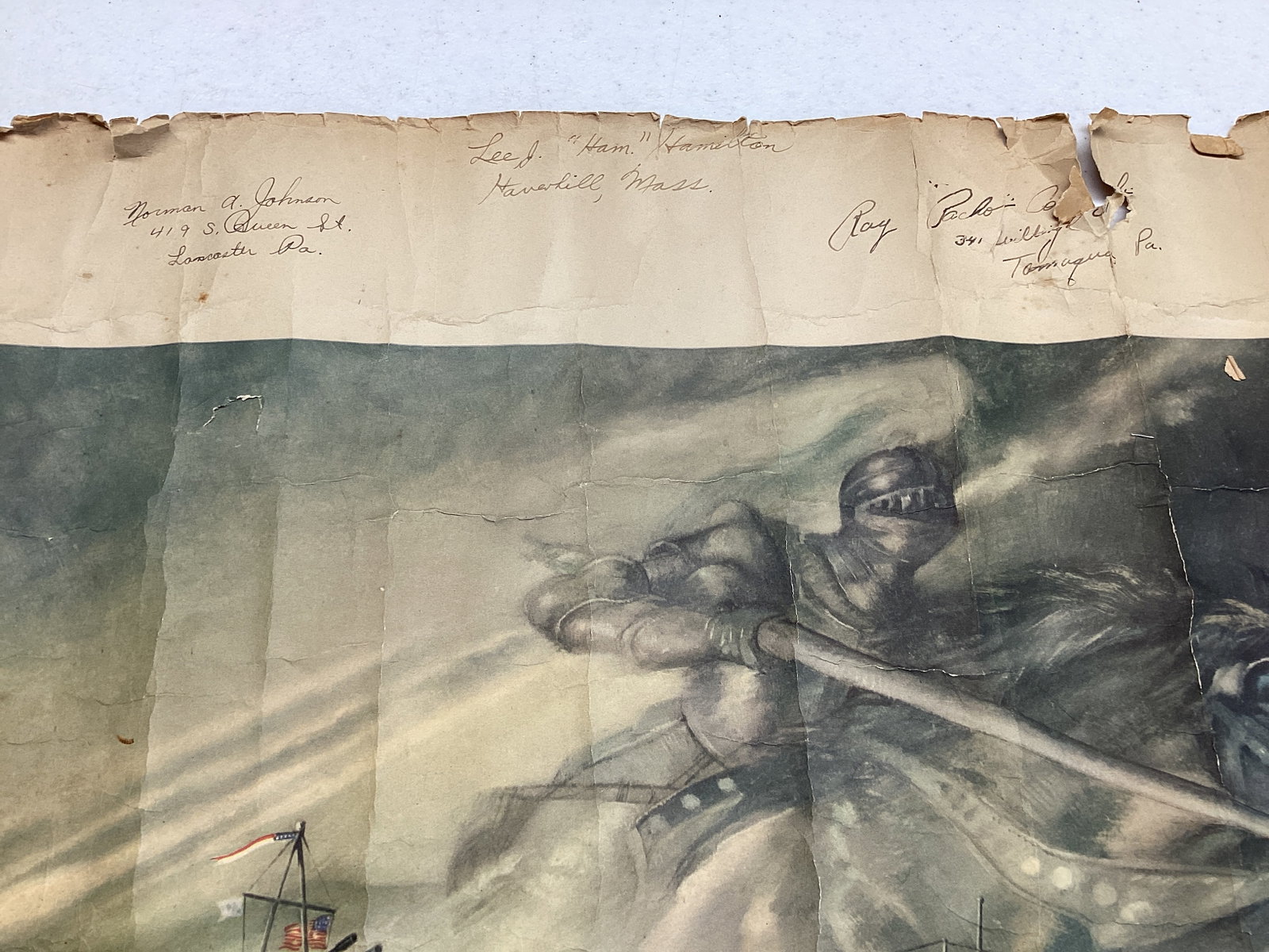 Two Signed Military Posters - 8