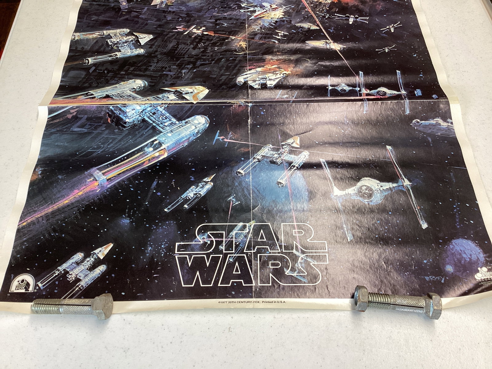 1977 Star Wars LP Soundtrack Poster Insert - 2