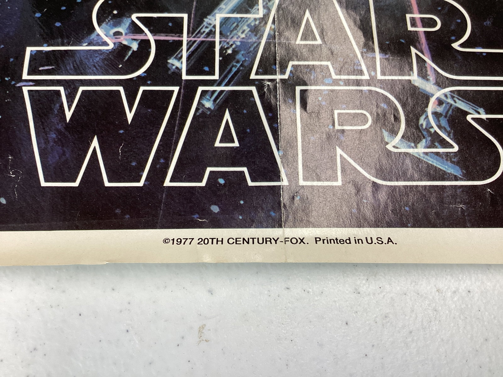1977 Star Wars LP Soundtrack Poster Insert - 3