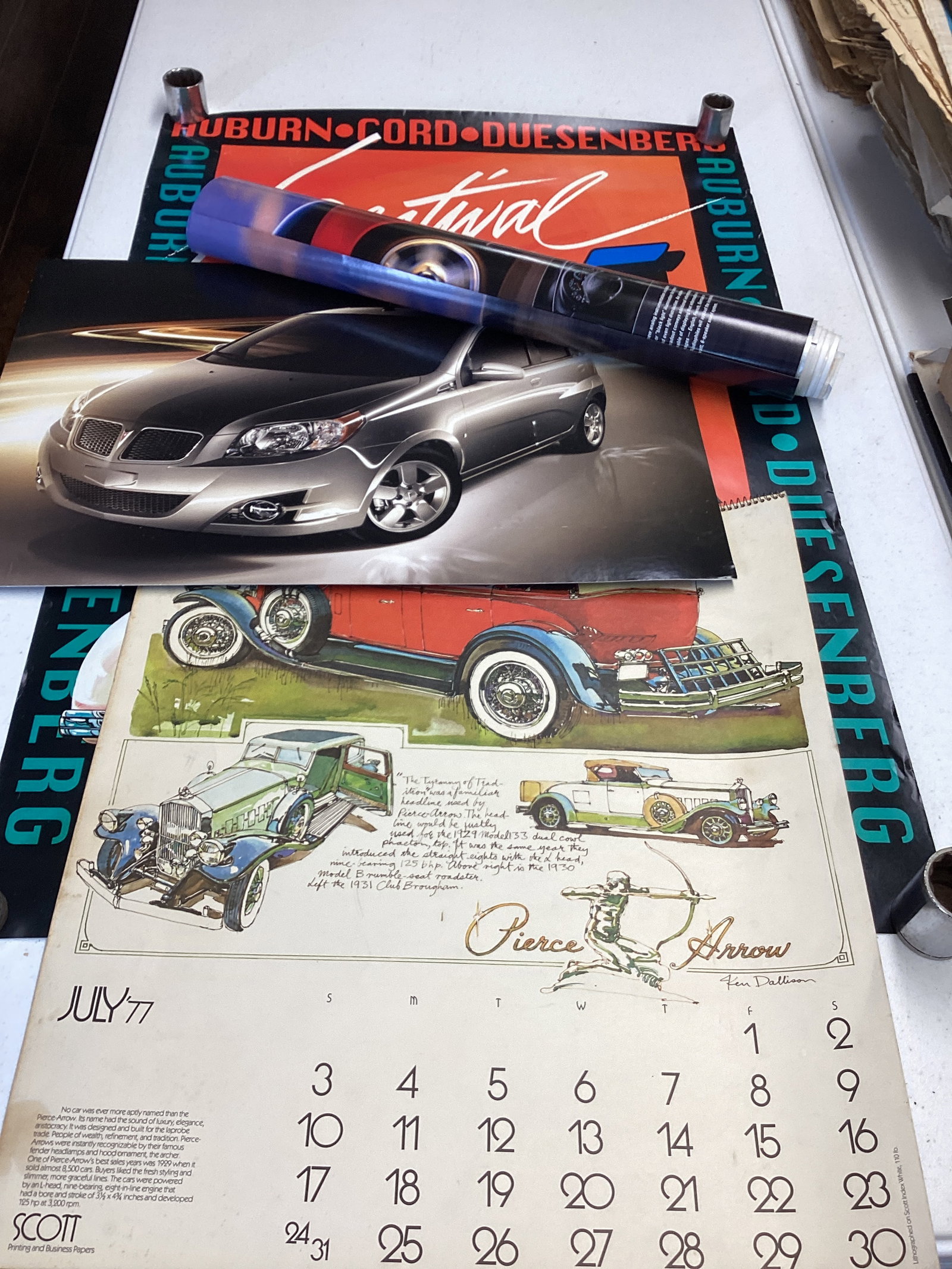 Automotive Posters and Calendar: .