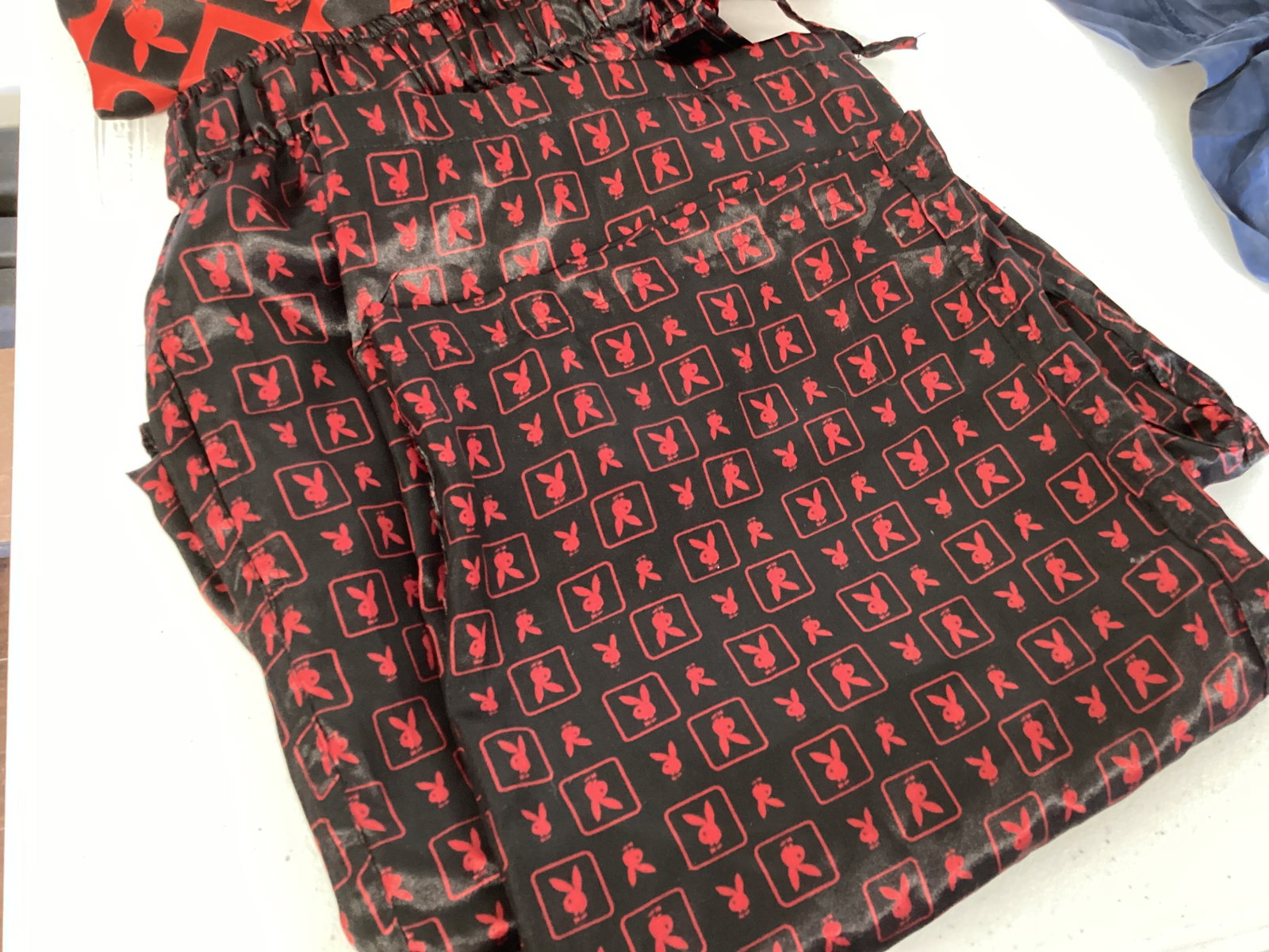Playboy Pajama Pants and Superman Robe - 2