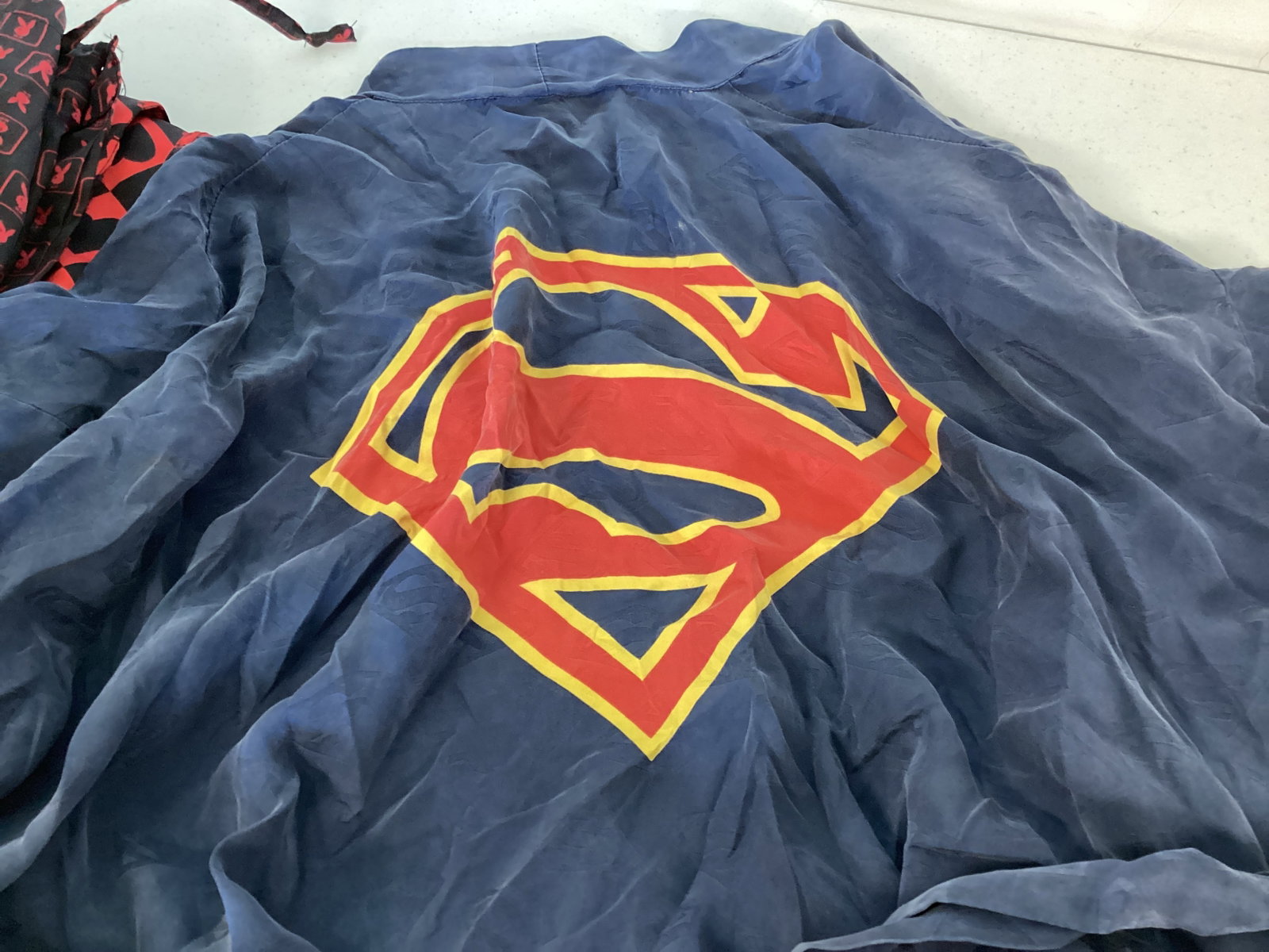 Playboy Pajama Pants and Superman Robe - 6