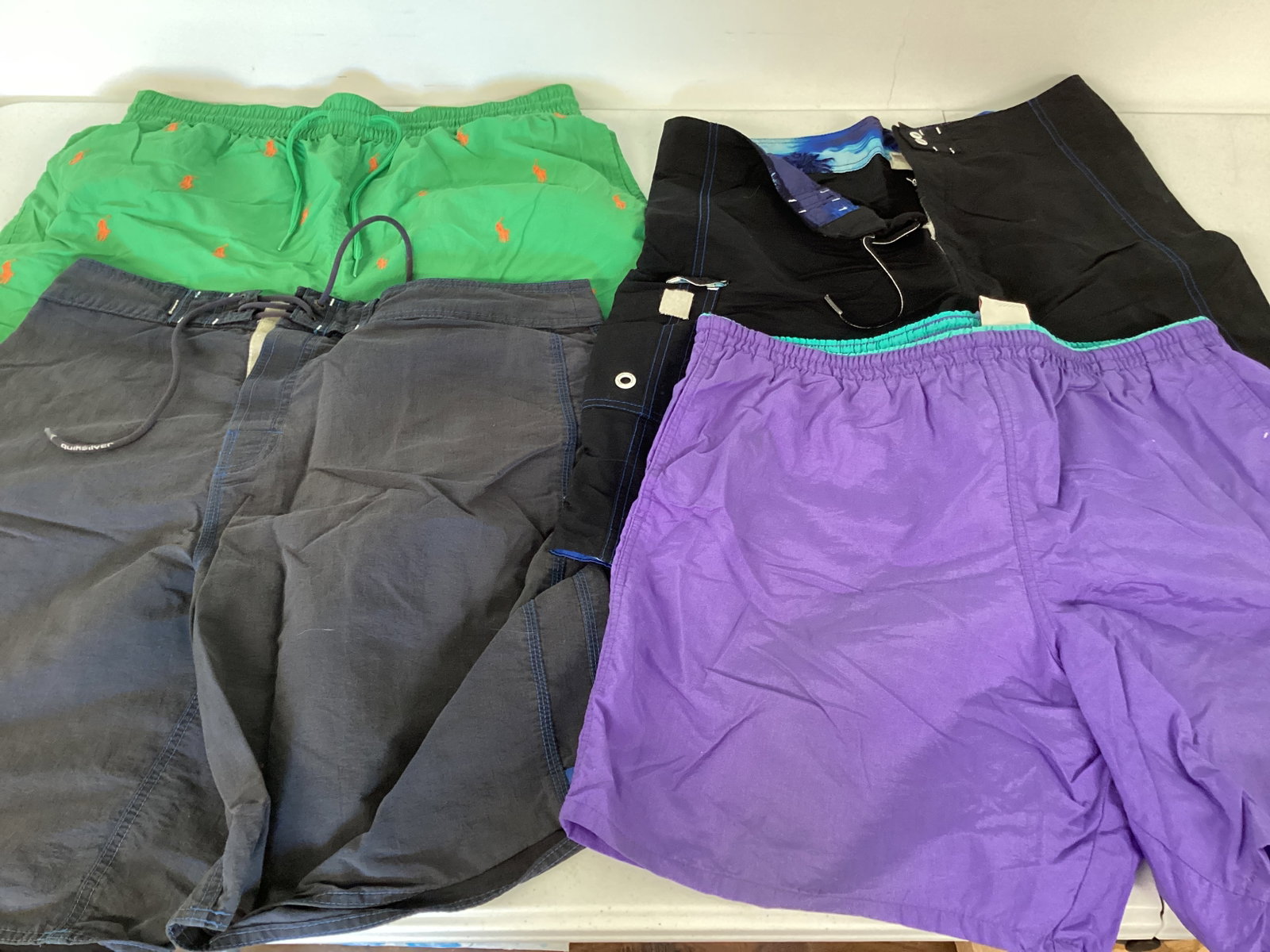 Men's Swim Trunks: large, 32, and 33