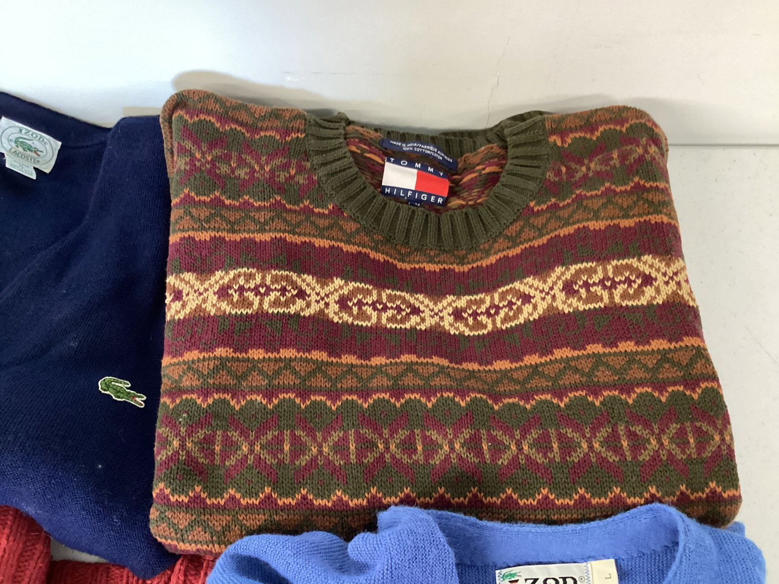 Men's Sweaters - Pendleton, Izod, Polo, Tommy Hilfiger - 5