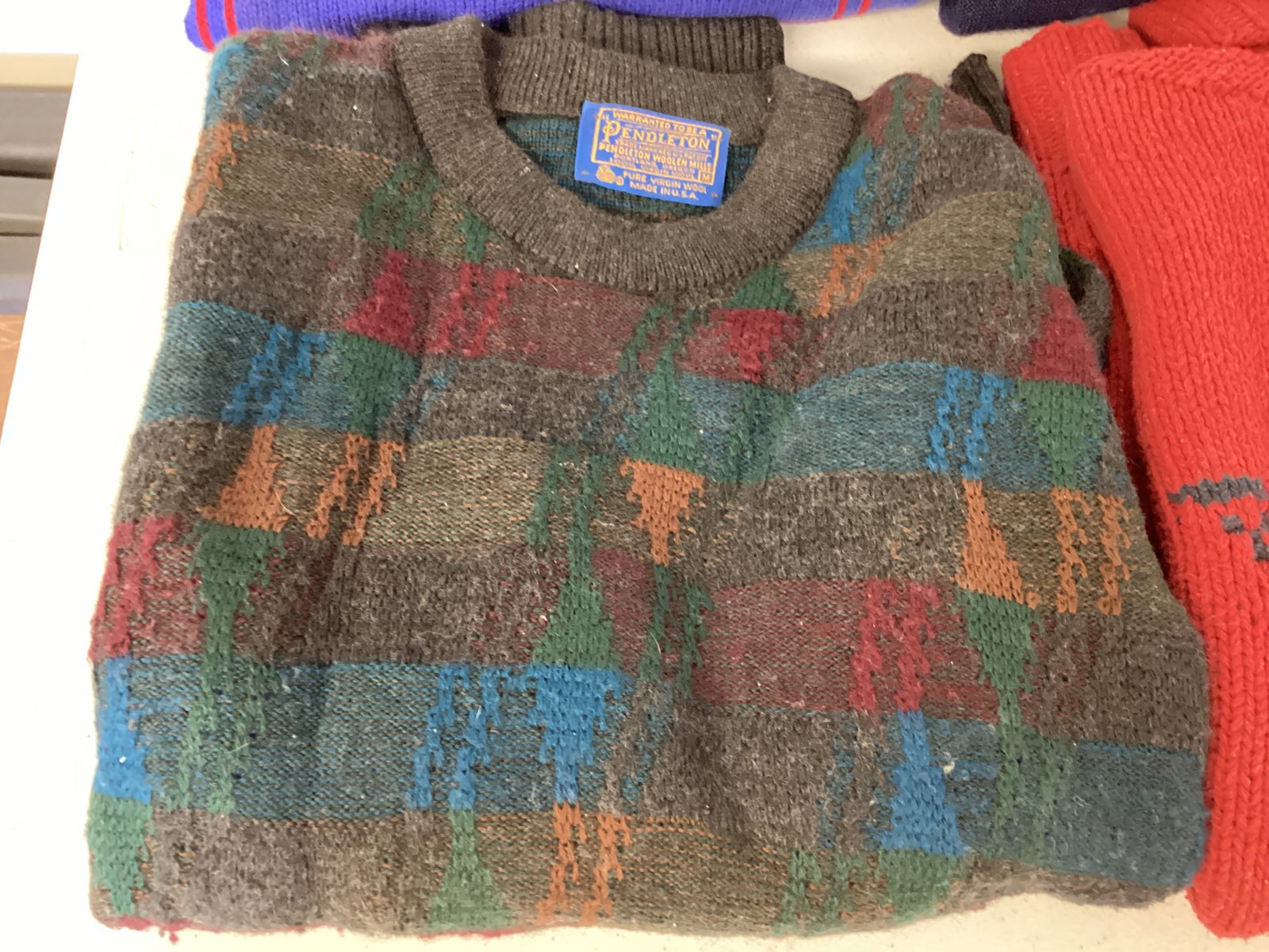 Men's Sweaters - Pendleton, Izod, Polo, Tommy Hilfiger - 7